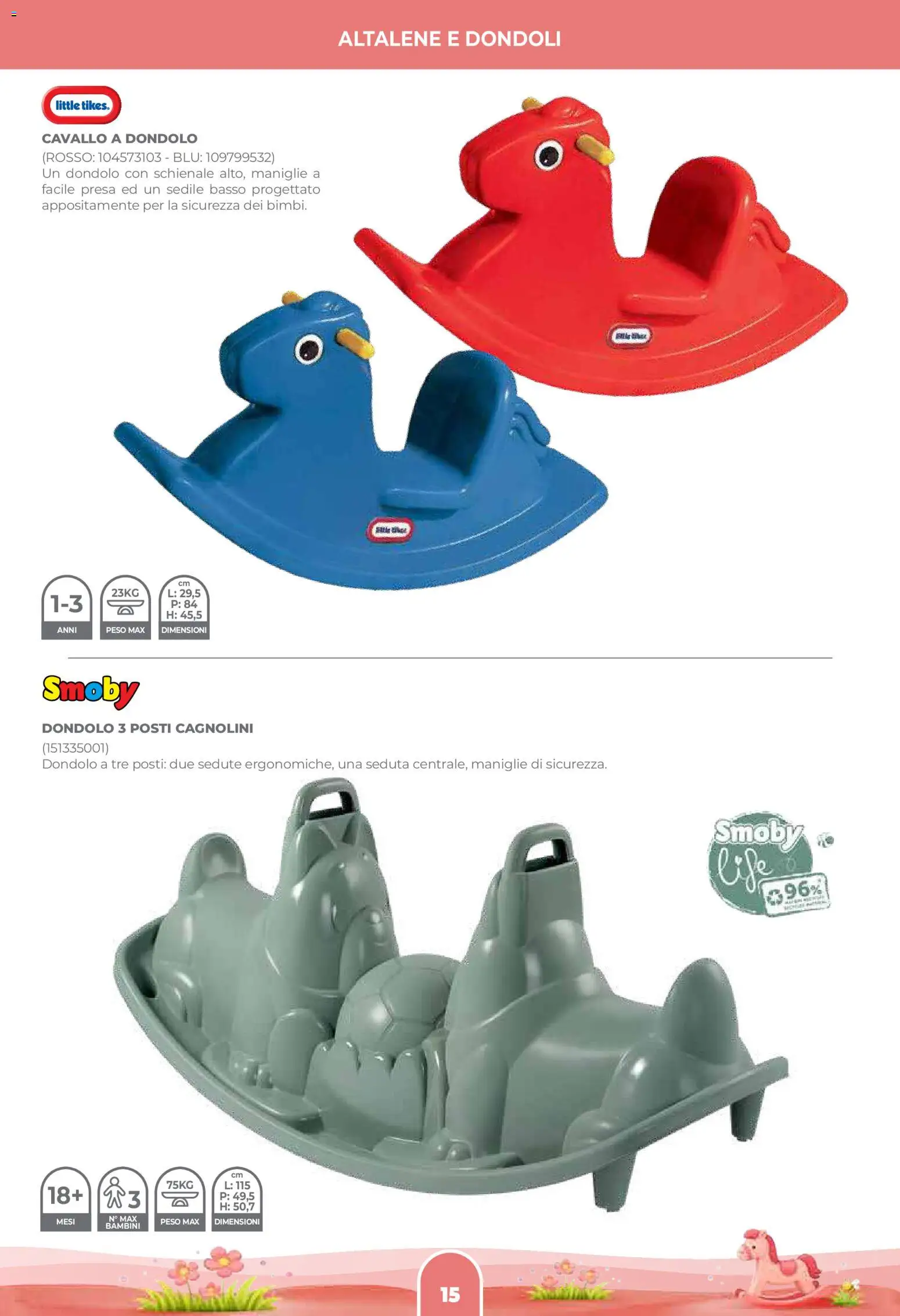 Volantino Toys Center del 02.04.2026 | Pagina: 17 | Prodotti: Dondolo, Presa