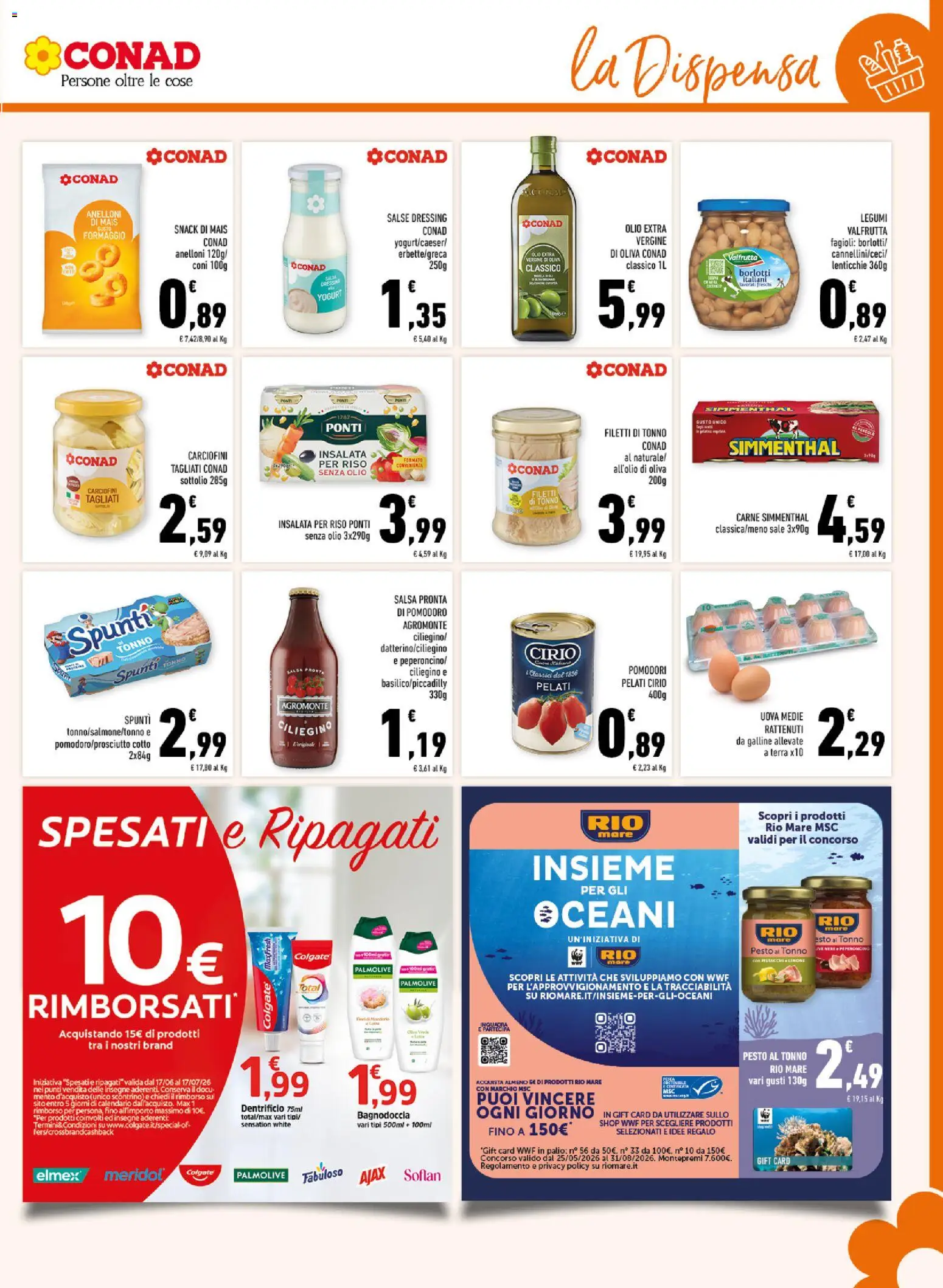 Volantino Conad del 17.06.2026 | Pagina: 11 | Prodotti: Uova, Olive, Pomodori, Pistacchi