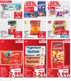DORITOS Čips tortilja, razne vrste, 90 g, MPC 26.05.2026=1,99€, (=1 kg 17,67€) - Pregled kataloga iz trgovine Kaufland, vrijedi od 01.07.2026 | Stranica: 16