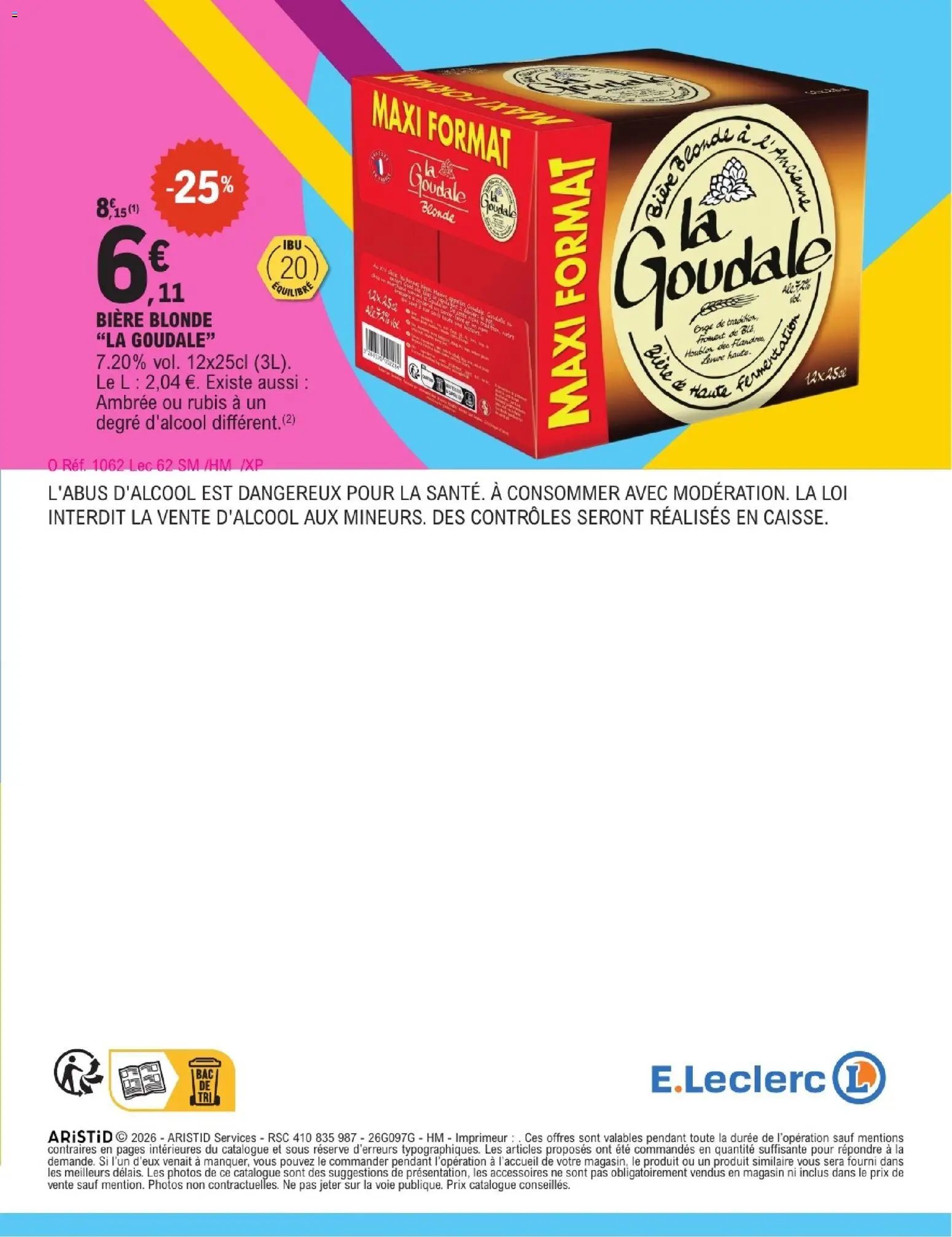 {H1} | Page: 17 | Produits: Goudale, Bière blonde, Levure, Bière