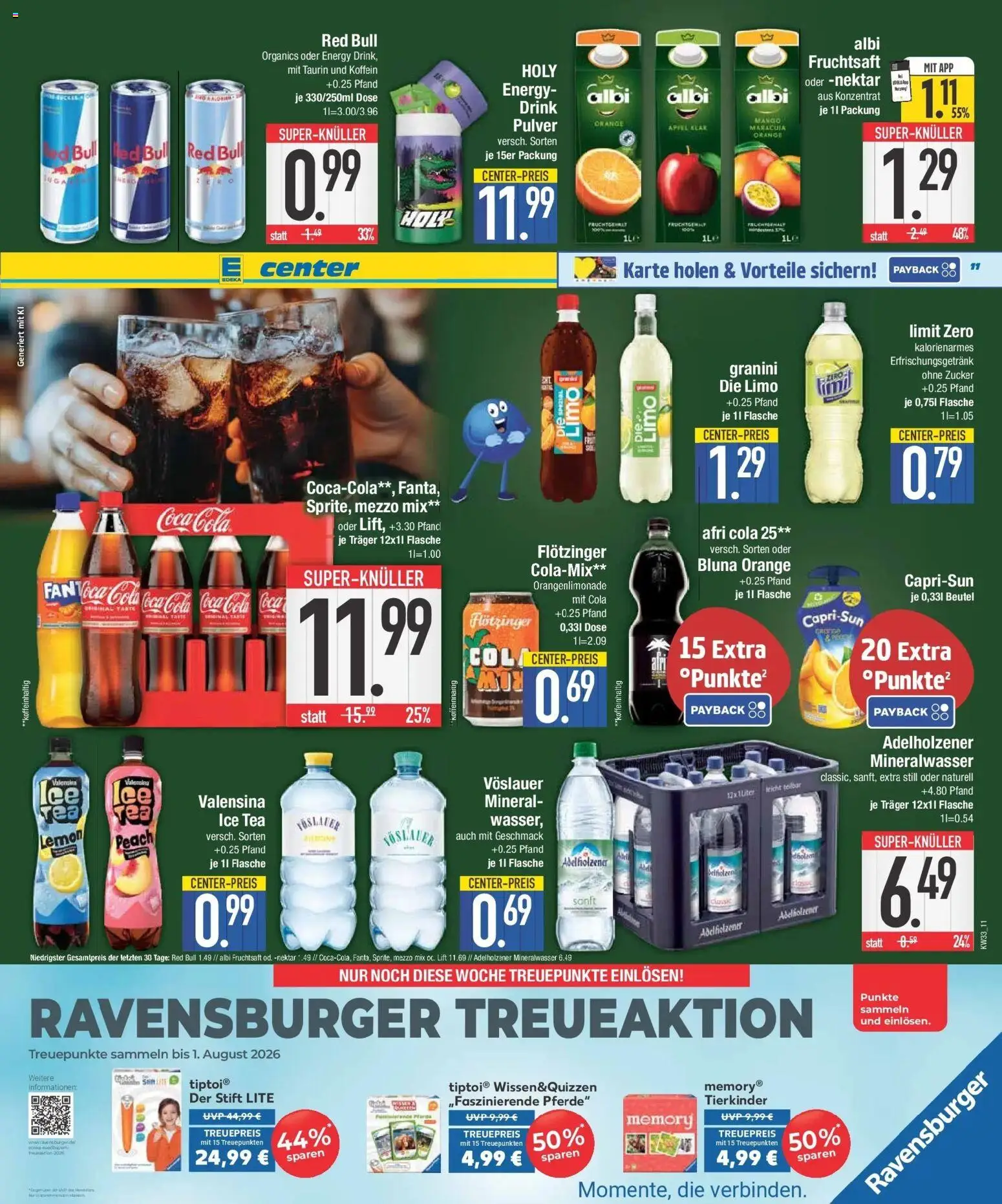 Edeka Prospekt Krumbach (ab 10.08.2026) » Angebote Online | Seite: 15 | Produkte: Mezzo mix, Cola, Energy, Fruchtsaft