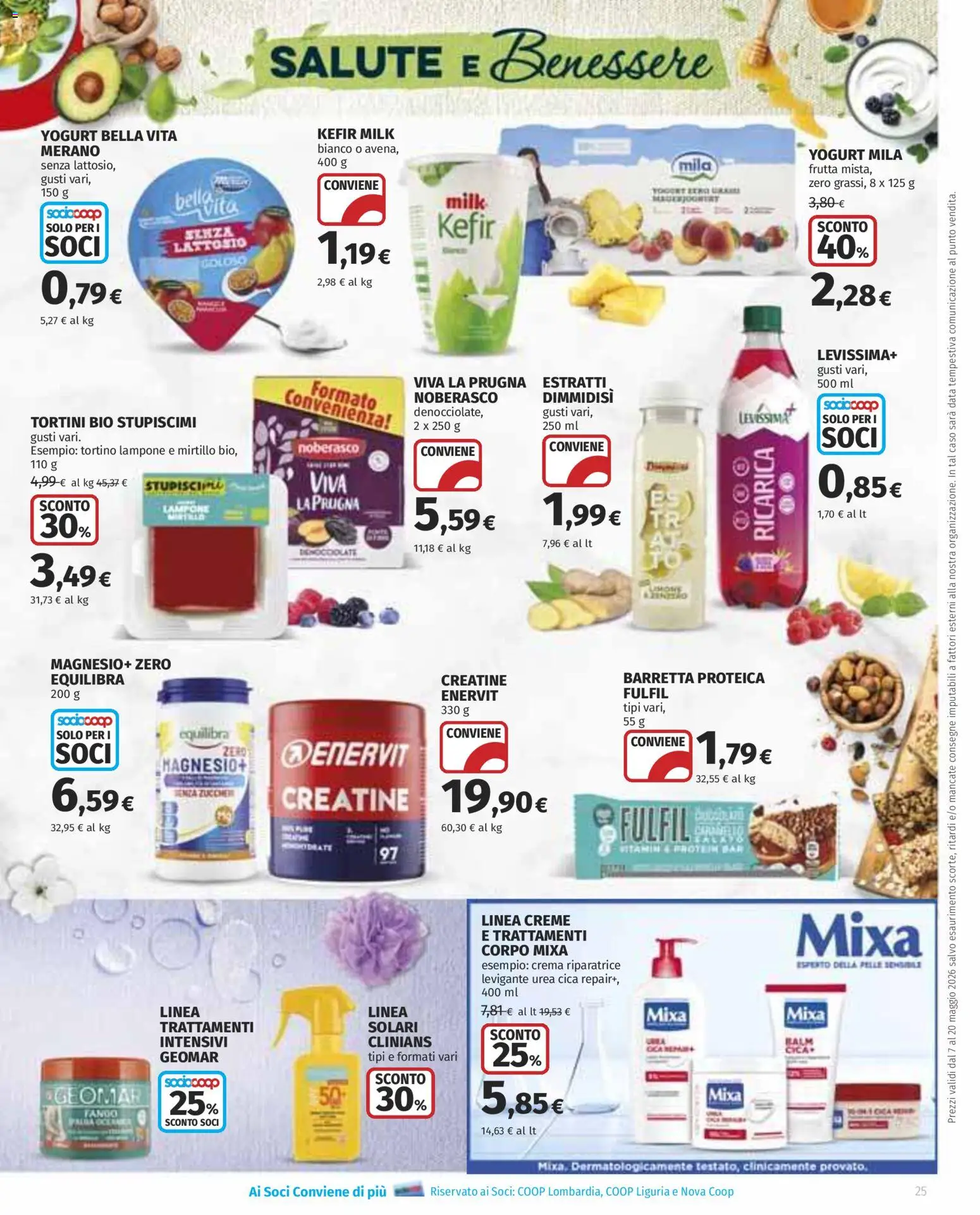 Volantino Ipercoop del 07.05.2026 | Pagina: 25 | Prodotti: Yogurt, Frutta, Lampone, Barretta