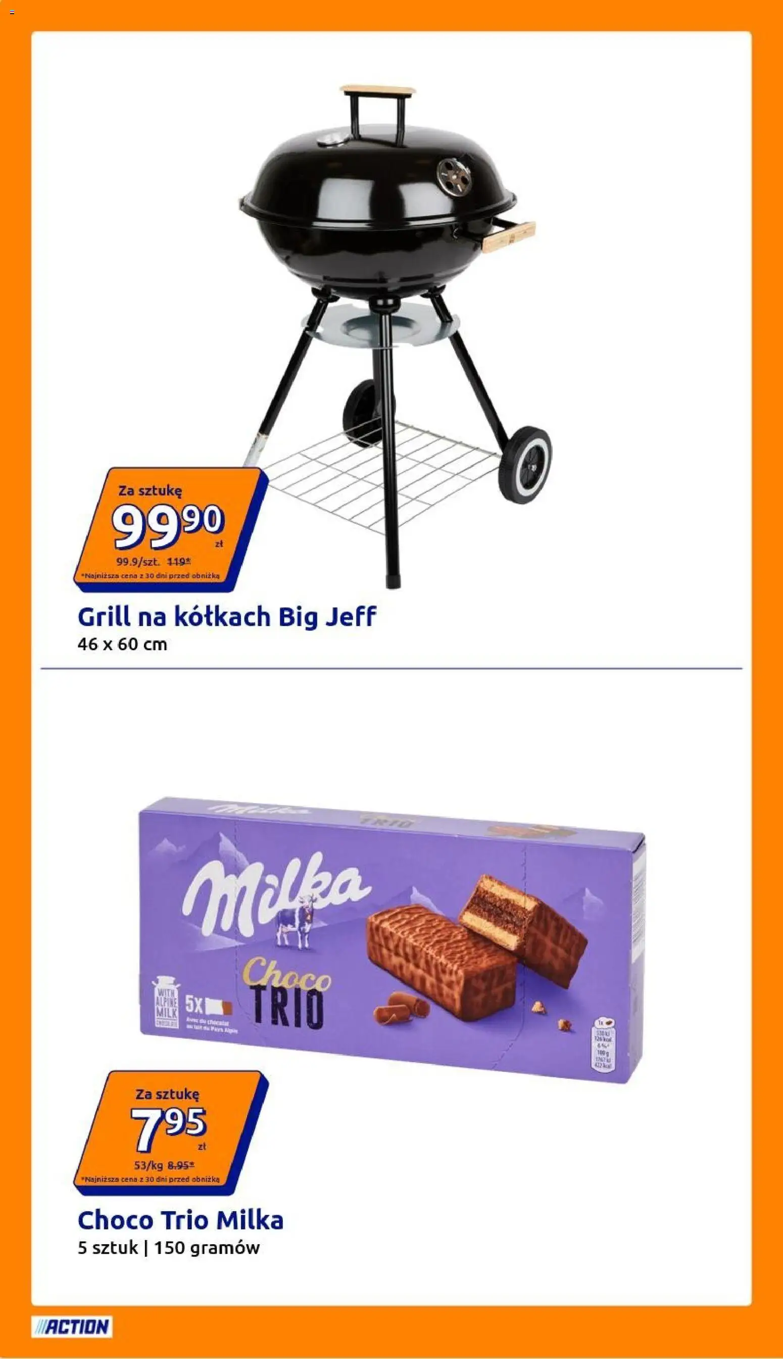 Action gazetka od 03.06.2026 | Strona: 18 | Produkty: Grill, Milka