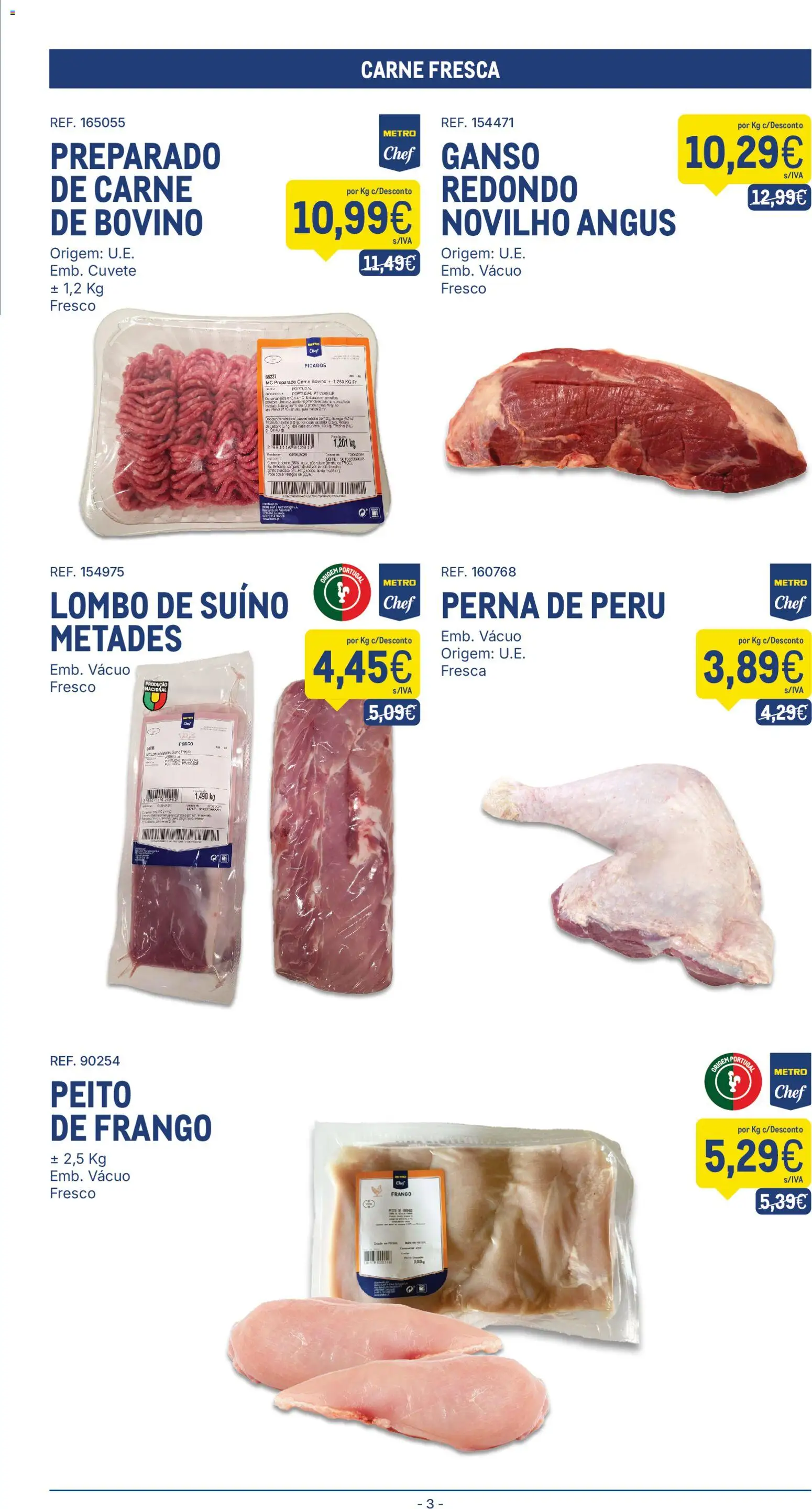 Makro folheto │ válido de 06/10/2026 | Página: 3 | Produtos: Frango, Peru, Carne, Ganso