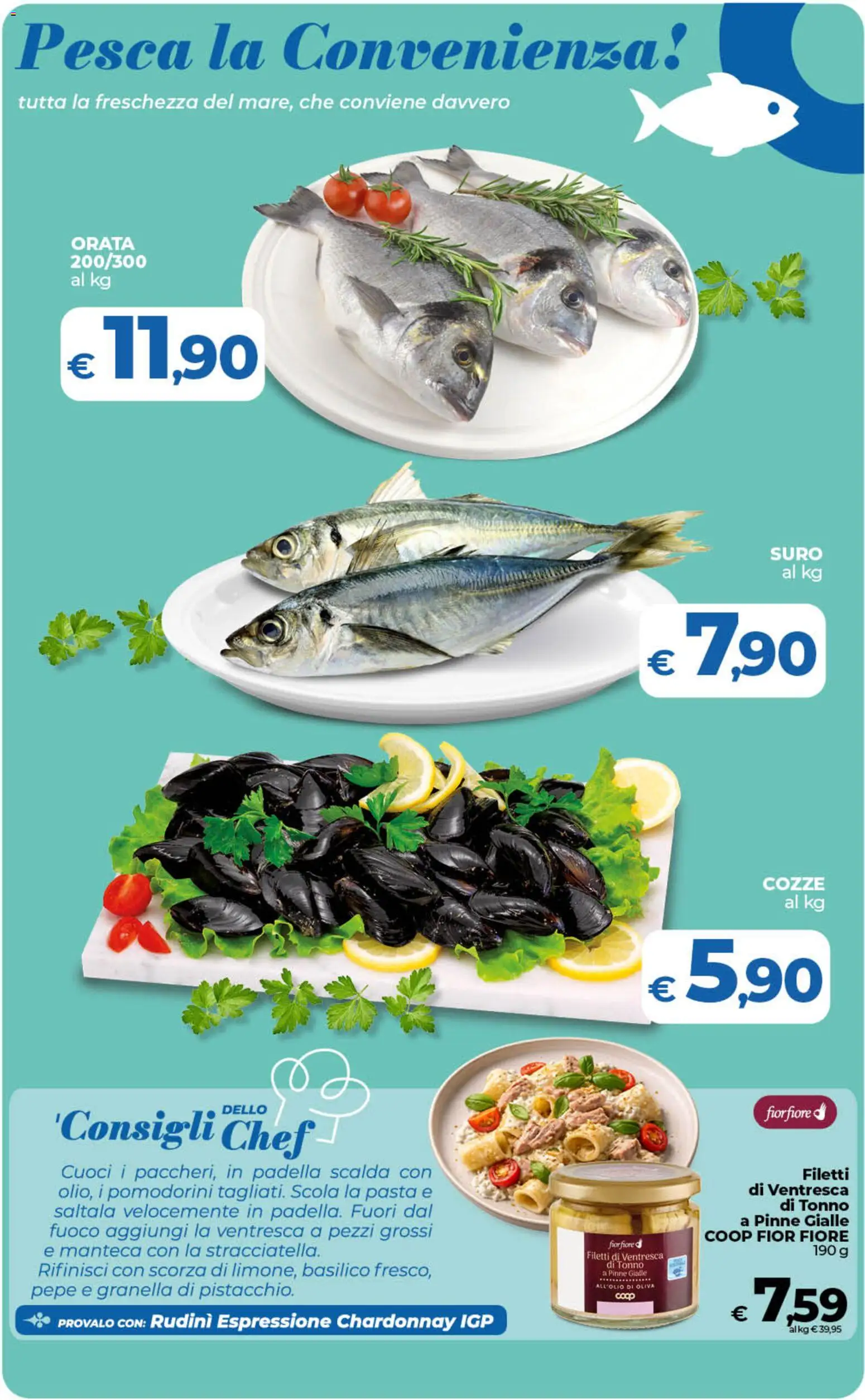 Volantino Ipercoop del 18.06.2026 | Pagina: 29 | Prodotti: Orata, Pepe, Pesca, Ventresca