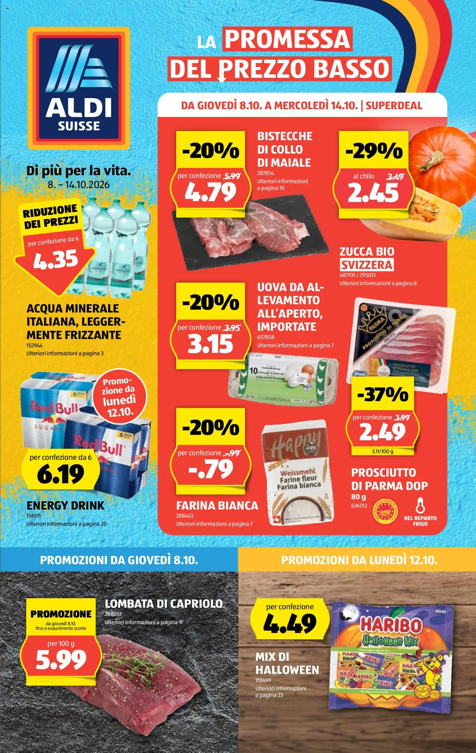 Aldi aktionen IT – gültig ab 08.10.2026 | Seite: 1 | Produkte: Red bull