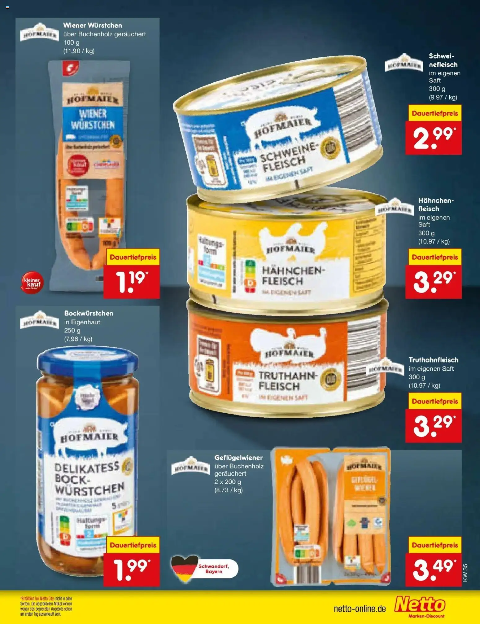 Netto Marken-Discount Prospekt Koblenz (ab 24.08.2026) » Angebote | Seite: 21 | Produkte: Hahnchen, Wiener wurstchen, Saft, Fleisch