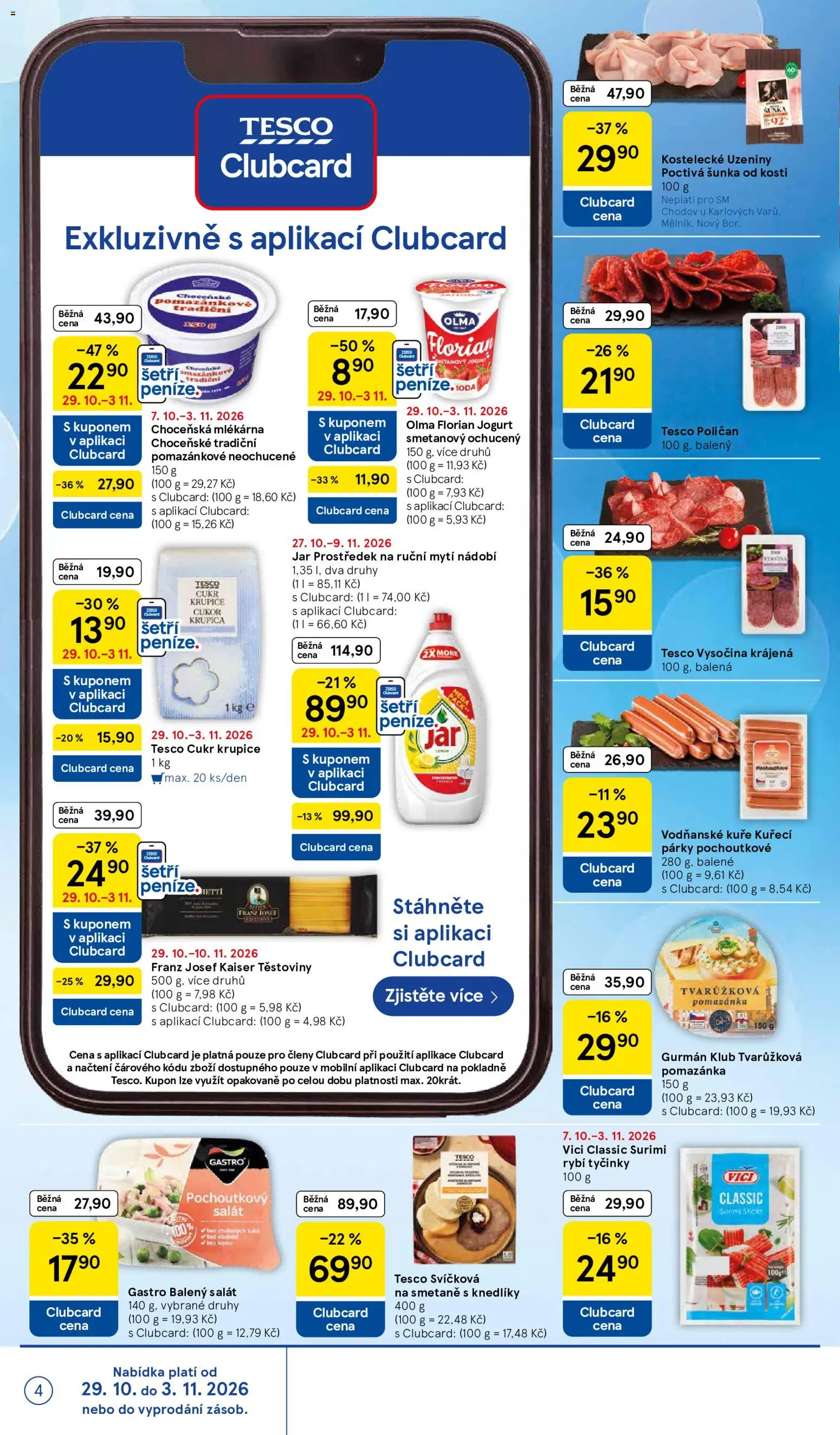 Tesco leták - Supermarket od 29.10.2026 | Strana: 4