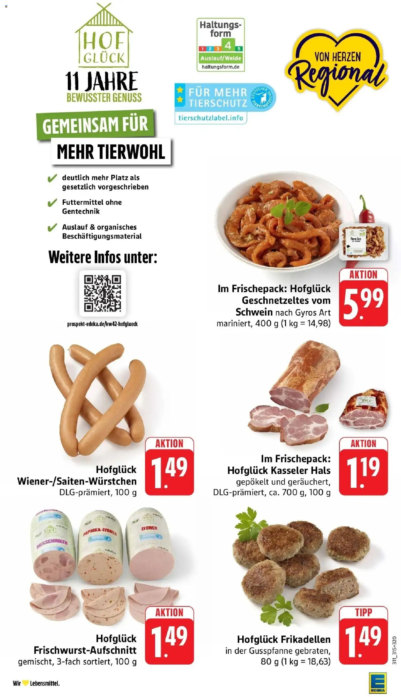 Edeka Prospekt Ludwigshafen (ab 12.10.2026) » Angebote Online | Seite: 4 | Produkte: Gyros