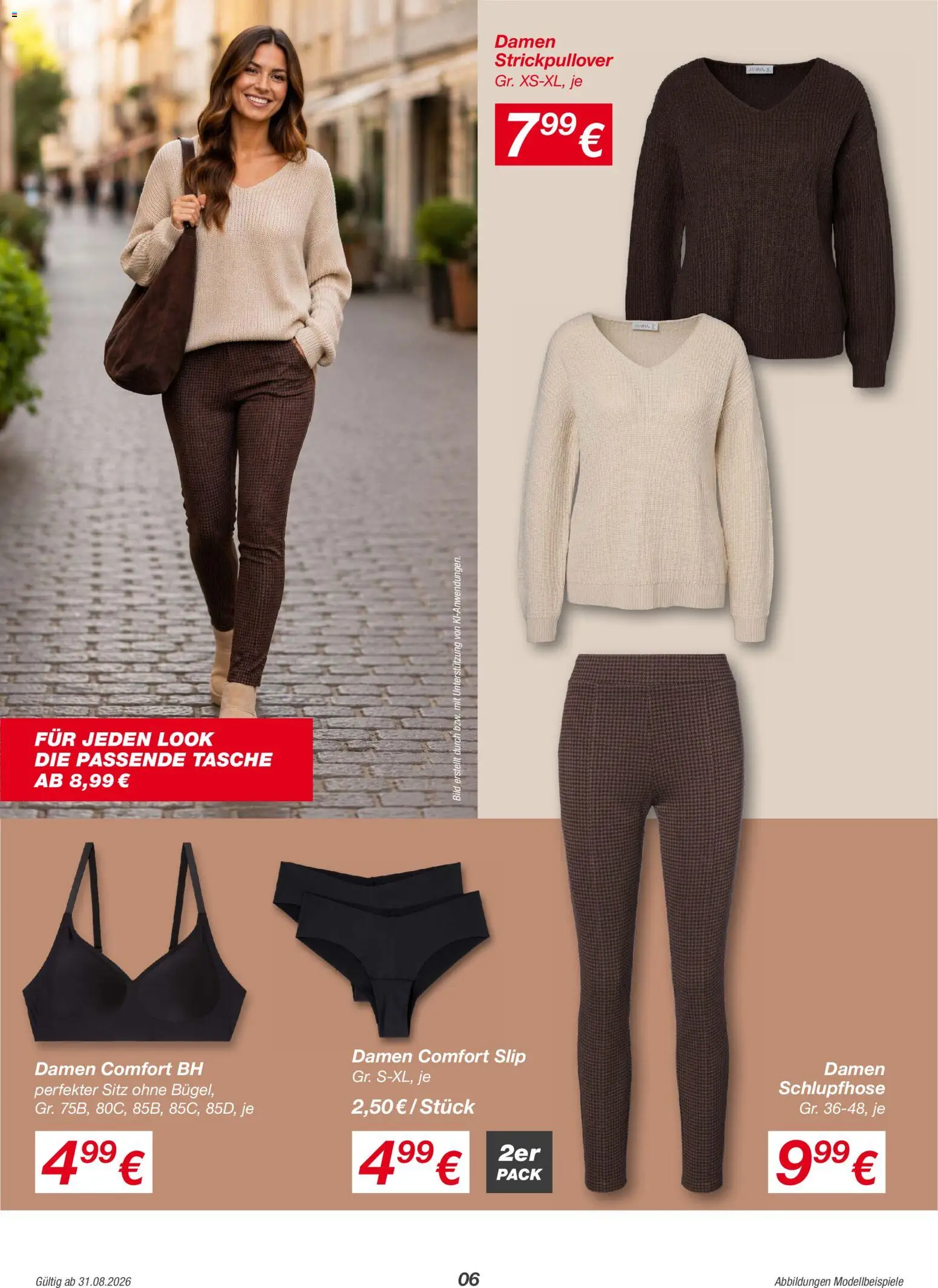 Kik Prospekt – gültig ab 31.08.2026 | Seite: 6 | Produkte: Tasche, BH, Slip