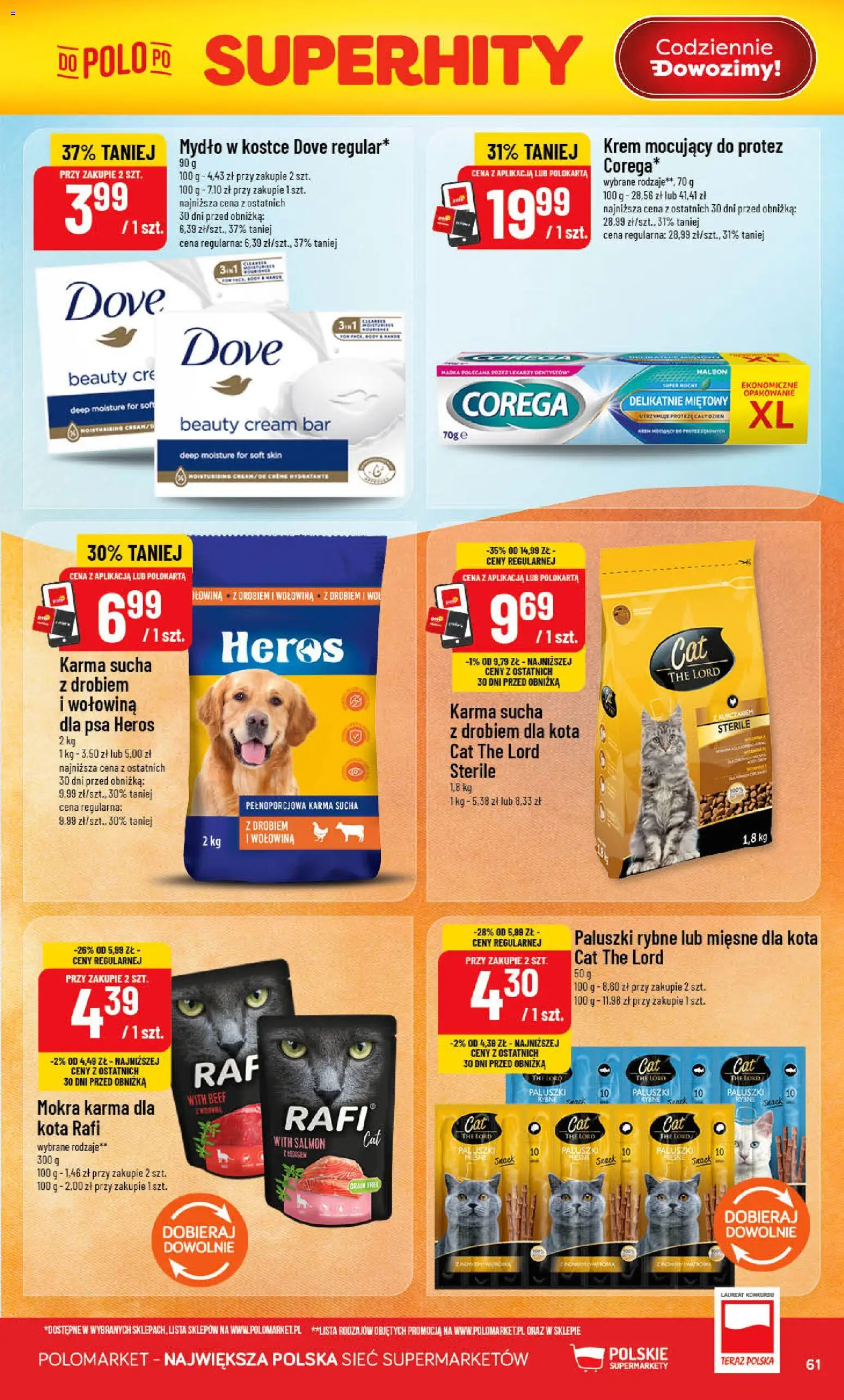 POLOmarket gazetka od 17.06.2026 | Strona: 61 | Produkty: Paluszki, Wołowina, Mydło, Krem