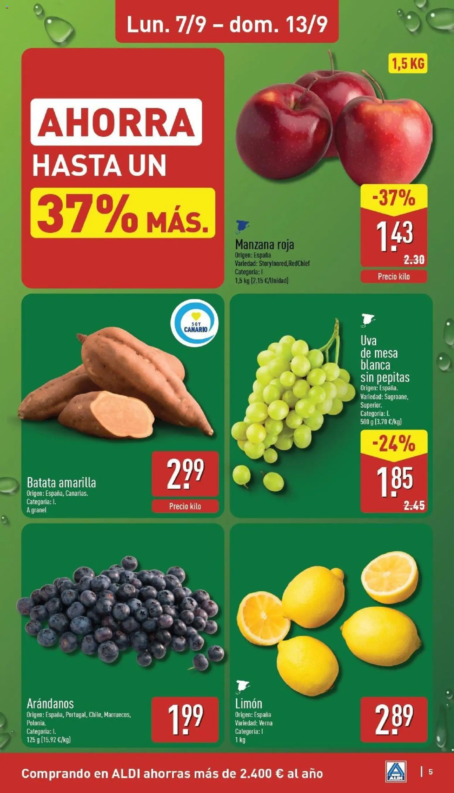 Aldi folleto Canarias │ válido desde el 07/09/2026 | Página: 5