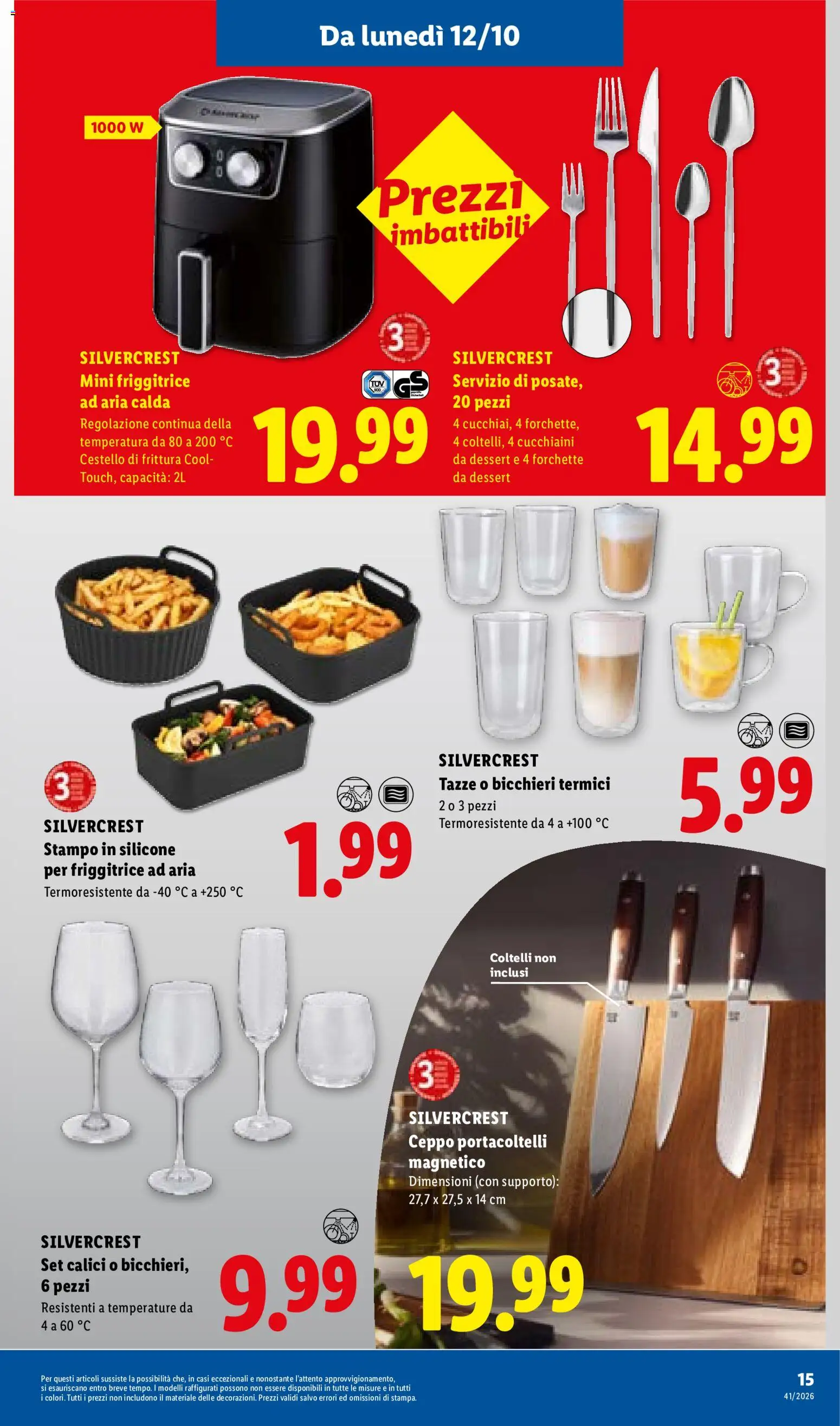 Volantino Lidl del 08/10/2026 | Pagina: 35 | Prodotti: Portacoltelli, Silicone, Stampa, Dessert