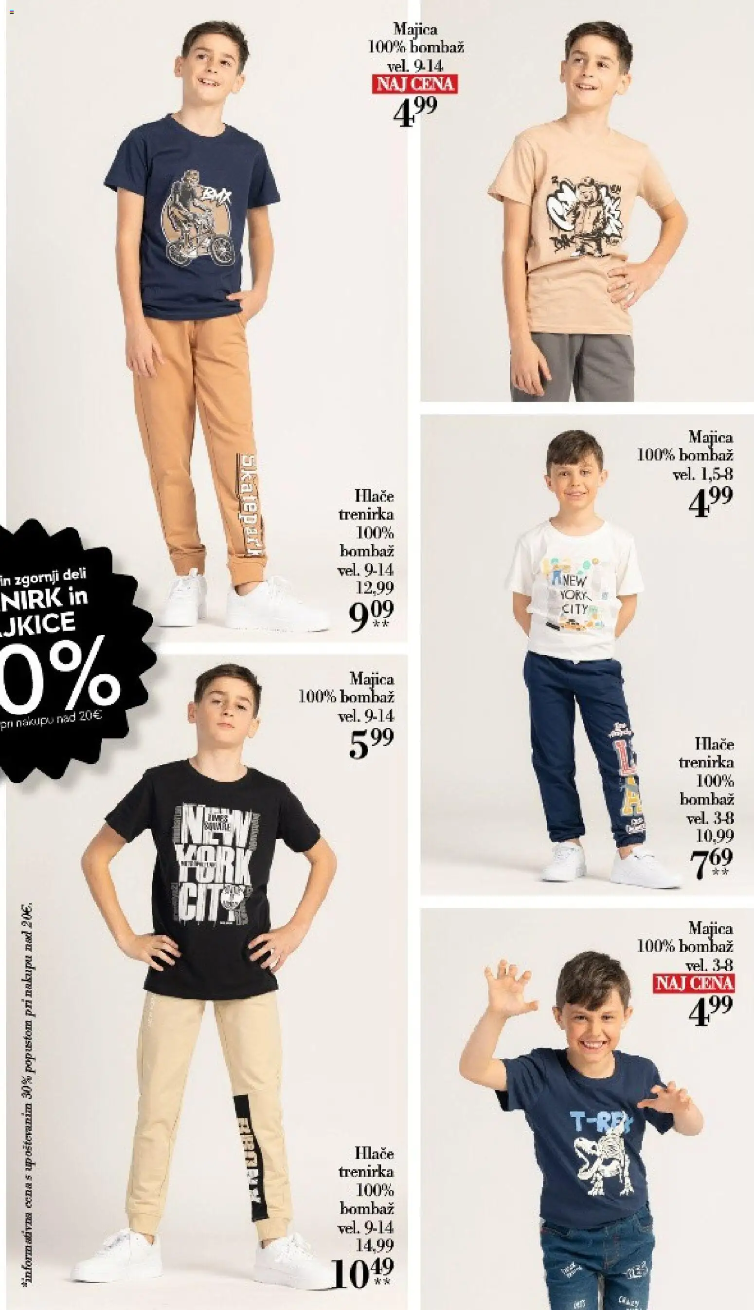 Novi Mana katalog ponudbe – veljaven od 15.04.2026 | Stran: 7 | Izdelki: Trenirka, Majica