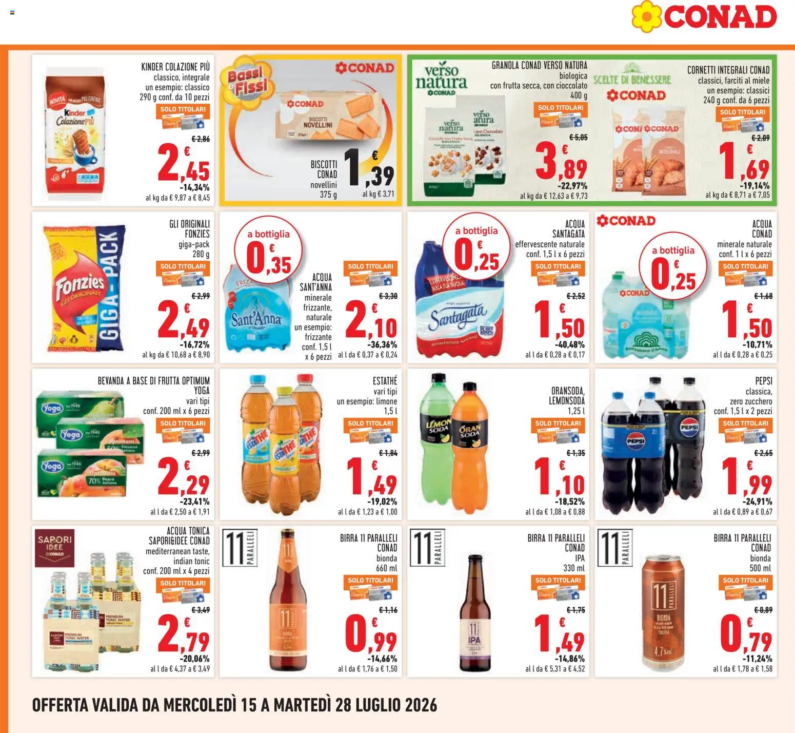 Volantino Conad del 15/07/2026 | Pagina: 20