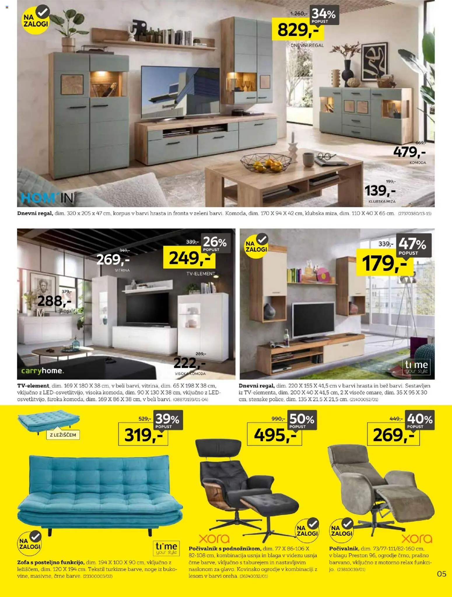 Novi XXXL Lesnina katalog ponudbe – veljaven od 29.06.2026 | Stran: 5