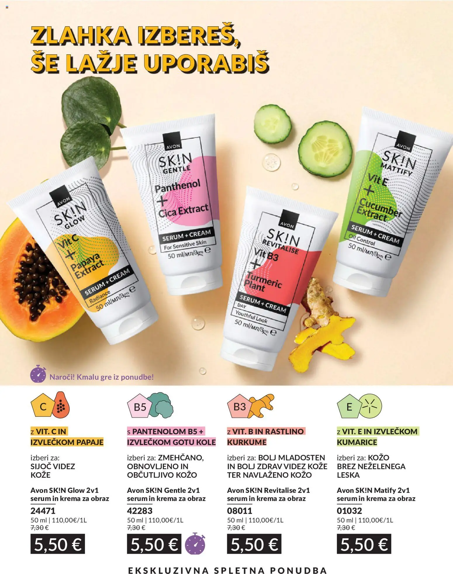 Novi Avon katalog ponudbe – veljaven od 01.08.2026 | Stran: 193 | Izdelki: Krema, Kumarice, Krema za obraz