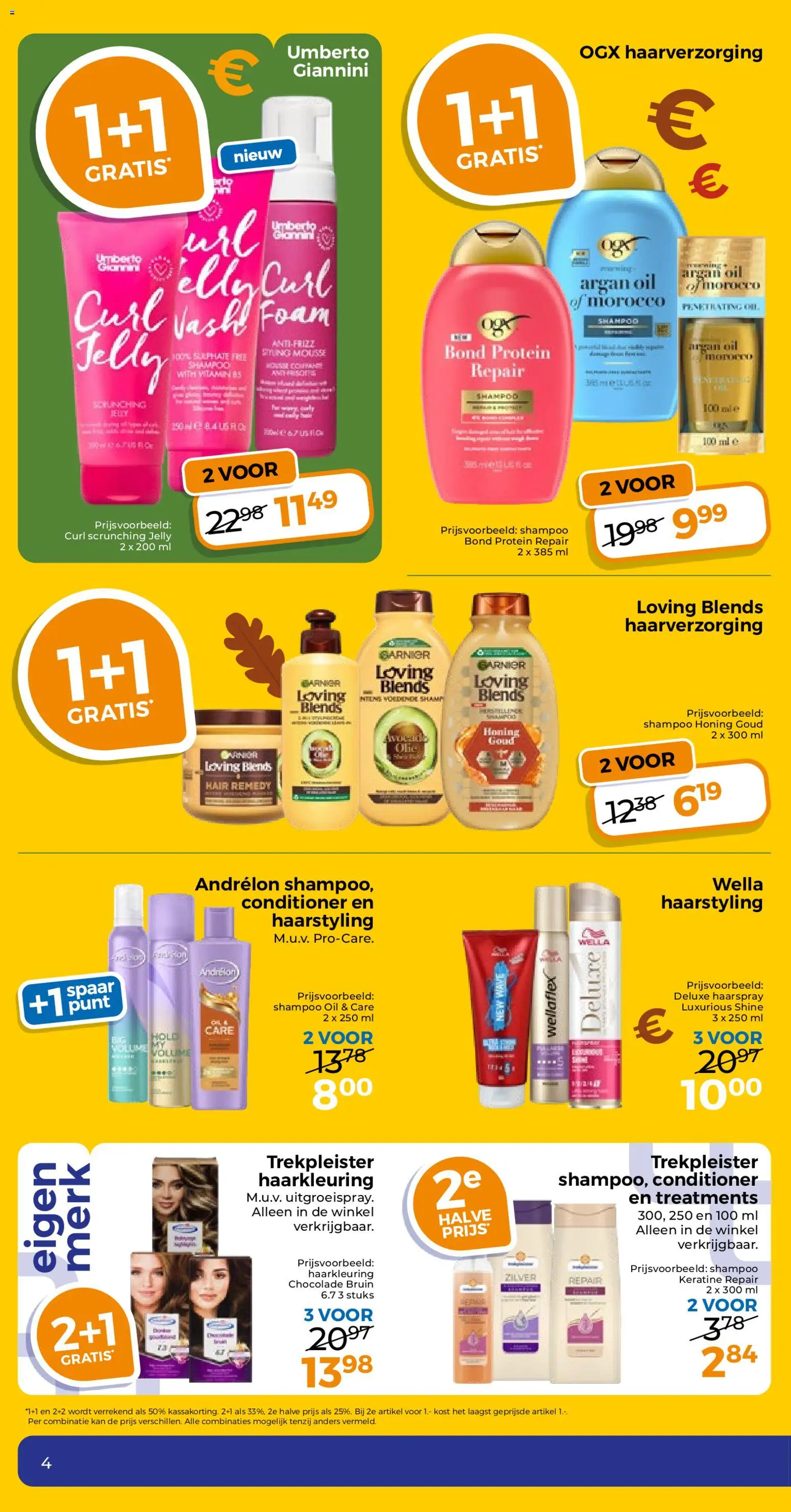 {H1} | Pagina: 4 | Producten: Chocolade, Shampoo, Conditioner, Haarspray