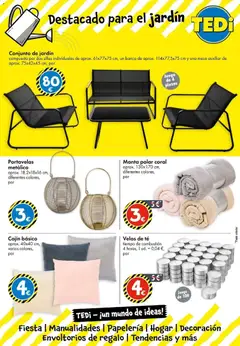 Vista previa TEDi Nueva apertura válido desde el 29.05.2026 | Página: 2 | Productos: Té, Manta, Mesa auxiliar, Mesa