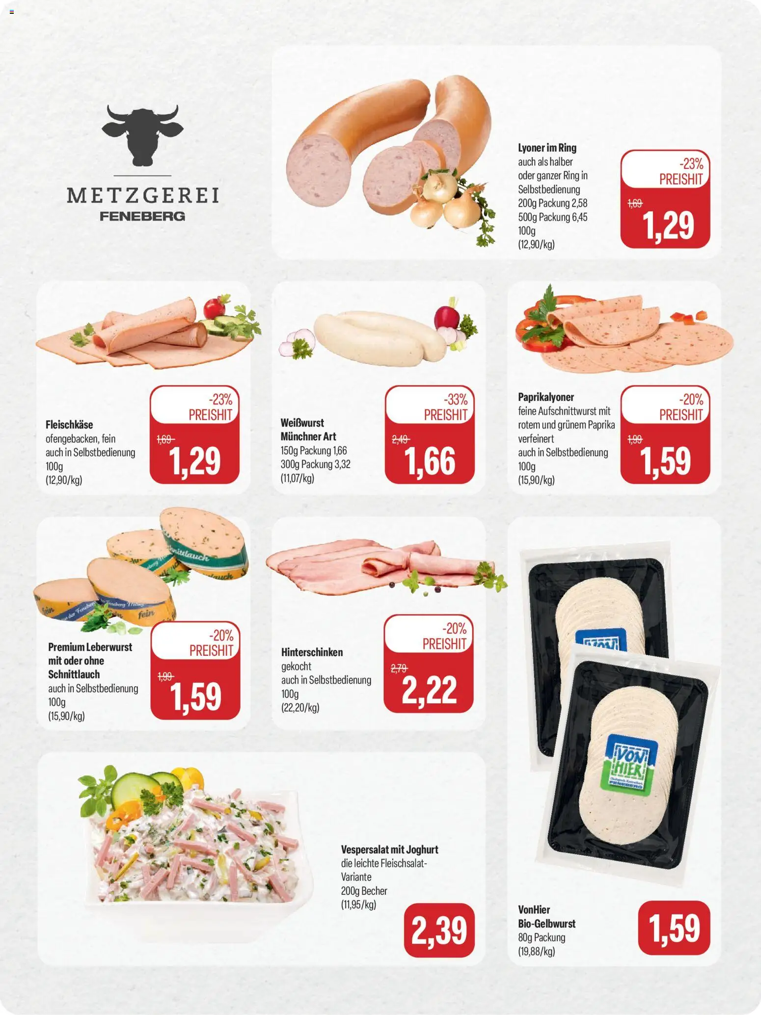 Feneberg Angebote – gültig ab 12.10.2026 | Seite: 2 | Produkte: Joghurt, Weißwurst, Paprika