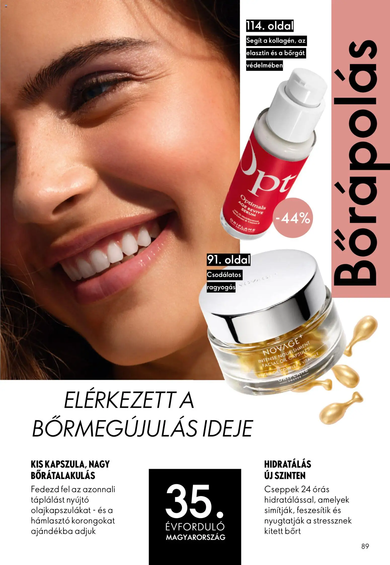 Oriflame akciós ujság - amely érvényes a következő dátumtól: 27.05.2026 | Oldal: 89 | Termékek: Hámlasztó
