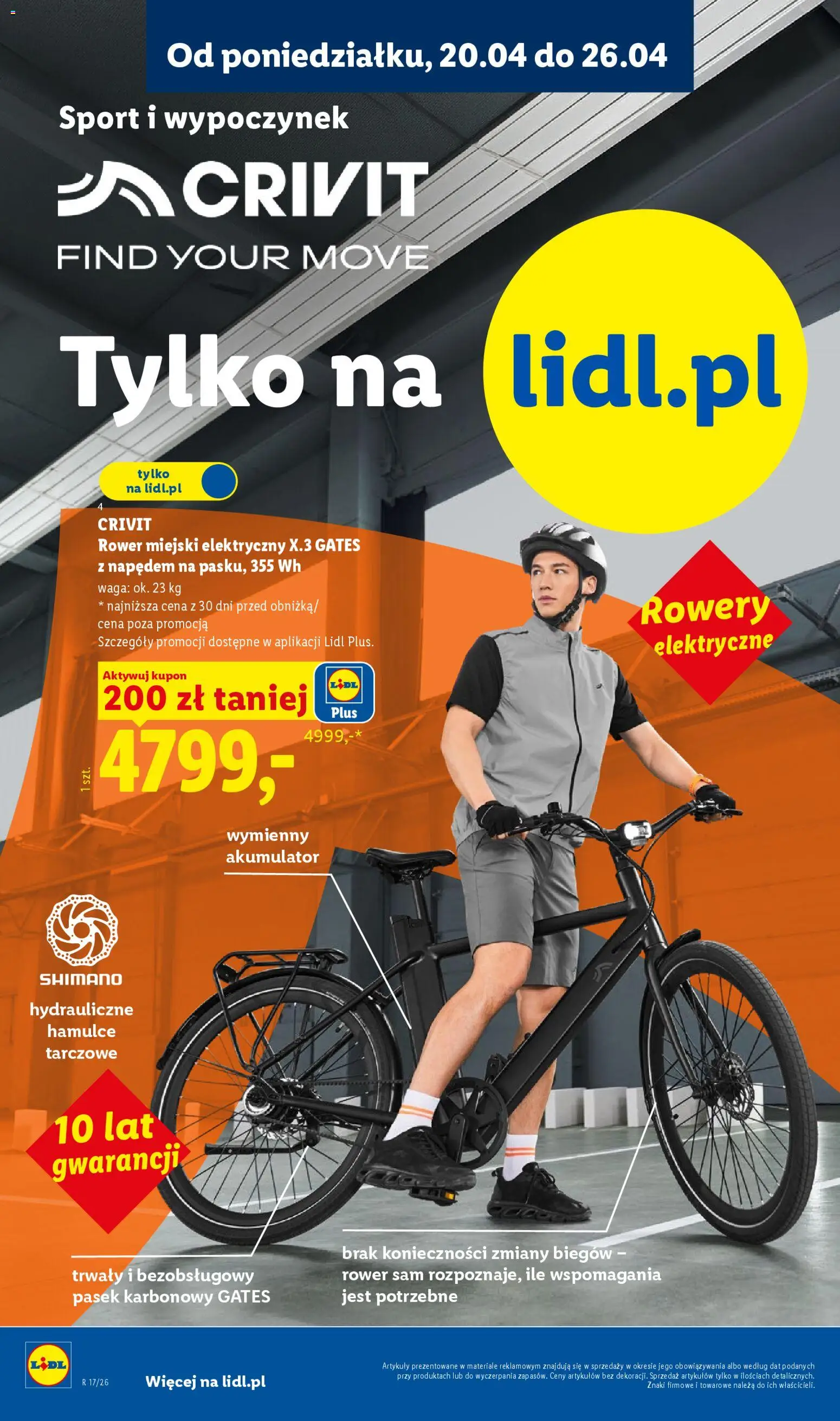Lidl Katalog od 20.04.2026 | Strona: 24 | Produkty: Pasek, Waga, Rower