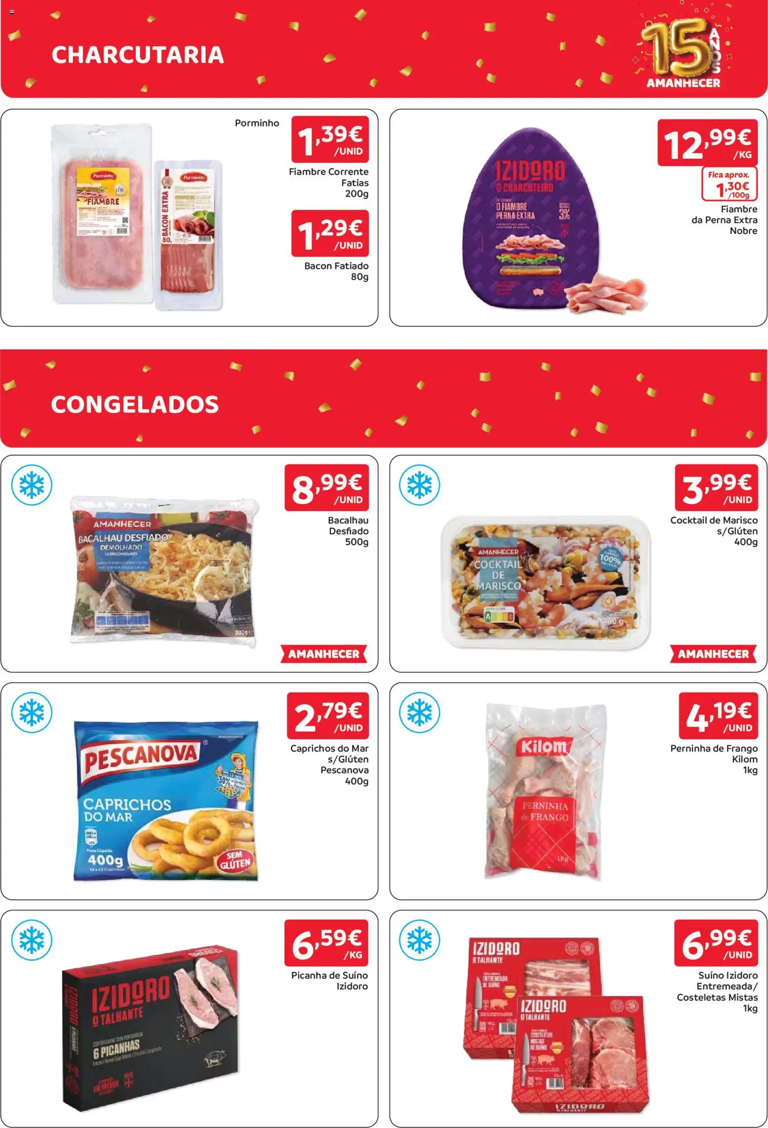 Amanhecer folheto Madeira │ válido de 01/10/2026 | Página: 10 | Produtos: Bacalhau, Fiambre, Bacon, Frango