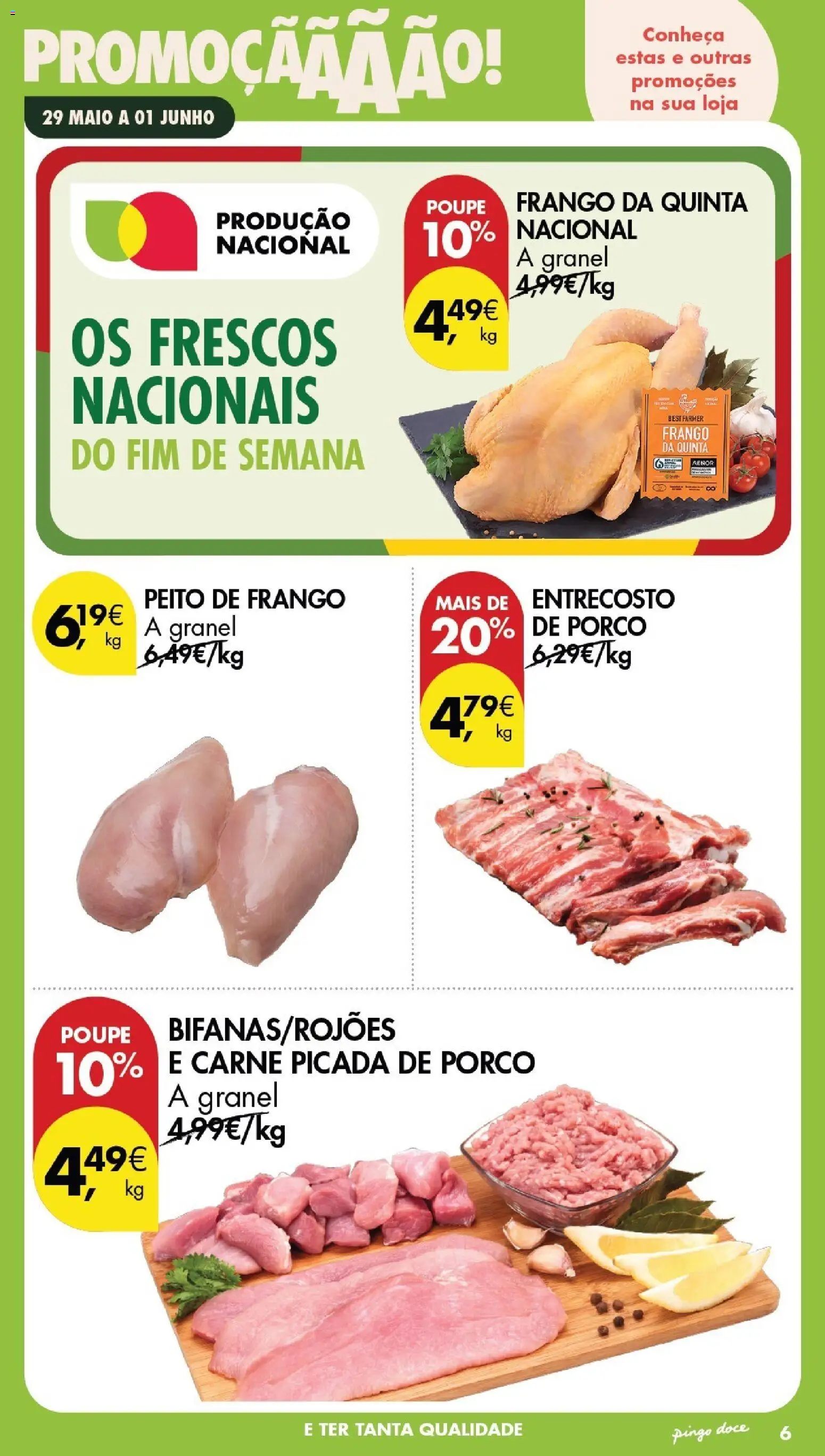 Pingo Doce Poupe Este Fim de Semana │ válido de 29.05.2026 | Página: 5 | Produtos: Peito de frango, Frango, Carne picada, Carne