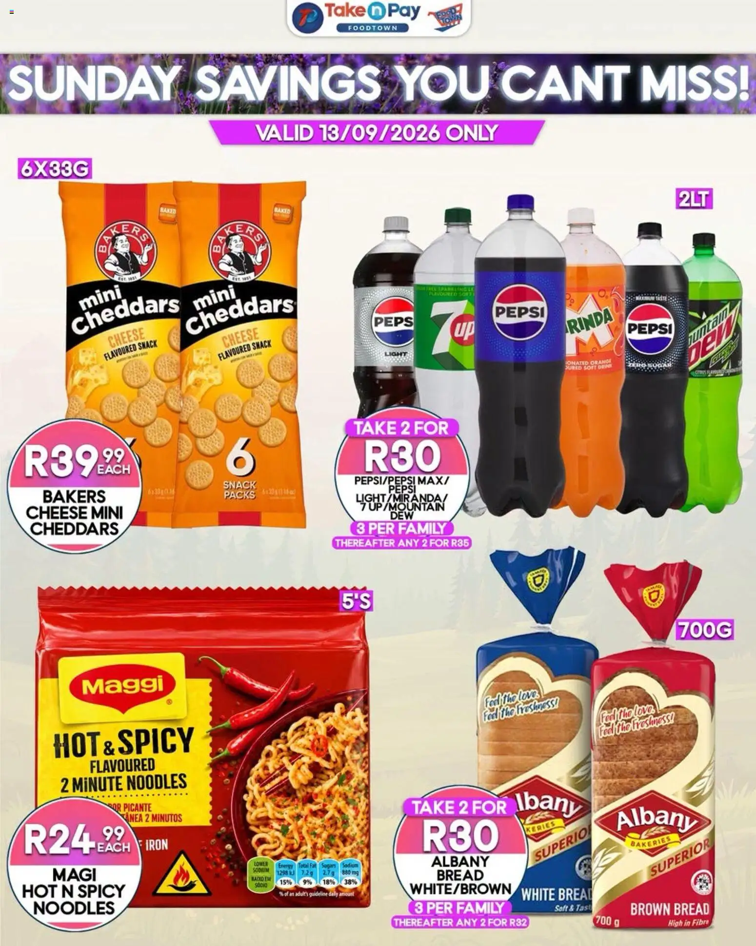 New Take n Pay catalogue – valid from 13/09/2026 | Page: 3