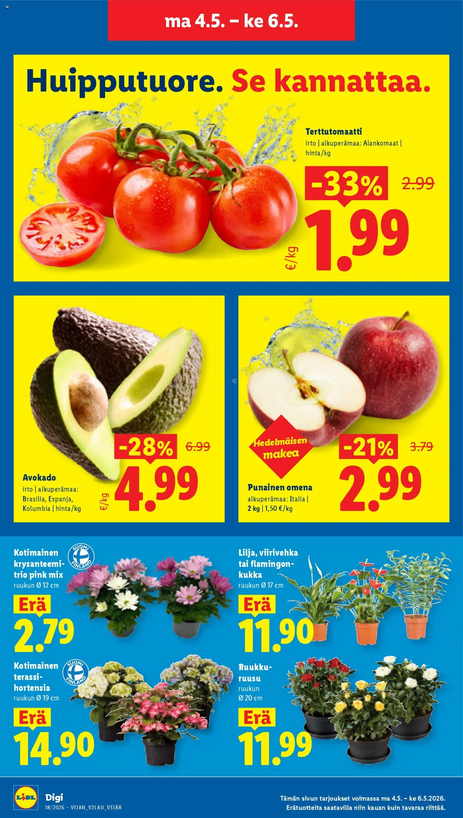 Lidl tarjoukset - Helsinki – voimassa 29.04.2026 alkaen | Sivu: 32 | Tuotteet: Avokado