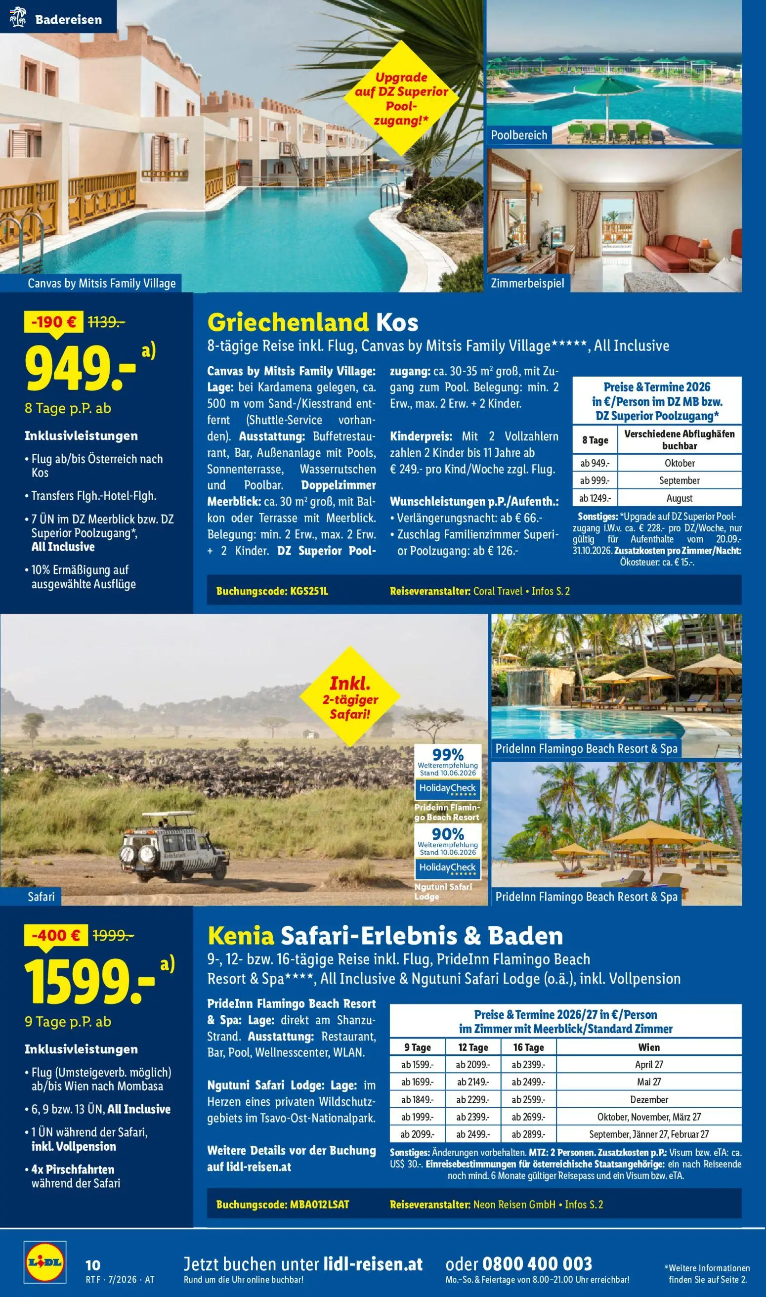 Lidl Juli/August Reise - Highlights gültig ab 15.07.2026 | Seite: 10 | Produkte: Uhr