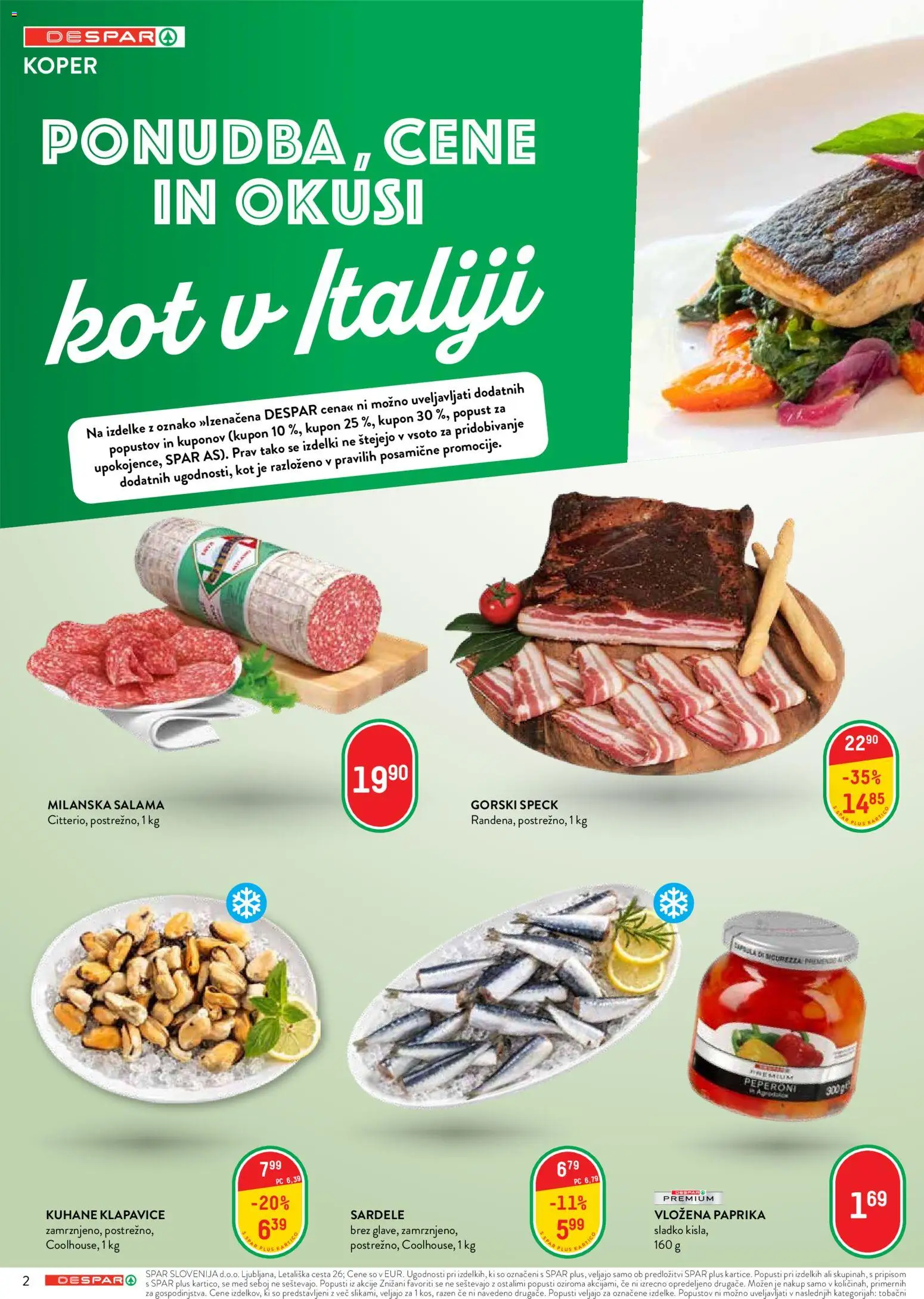 Novi Spar katalog ponudbe – veljaven od 21.10.2026 | Stran: 2