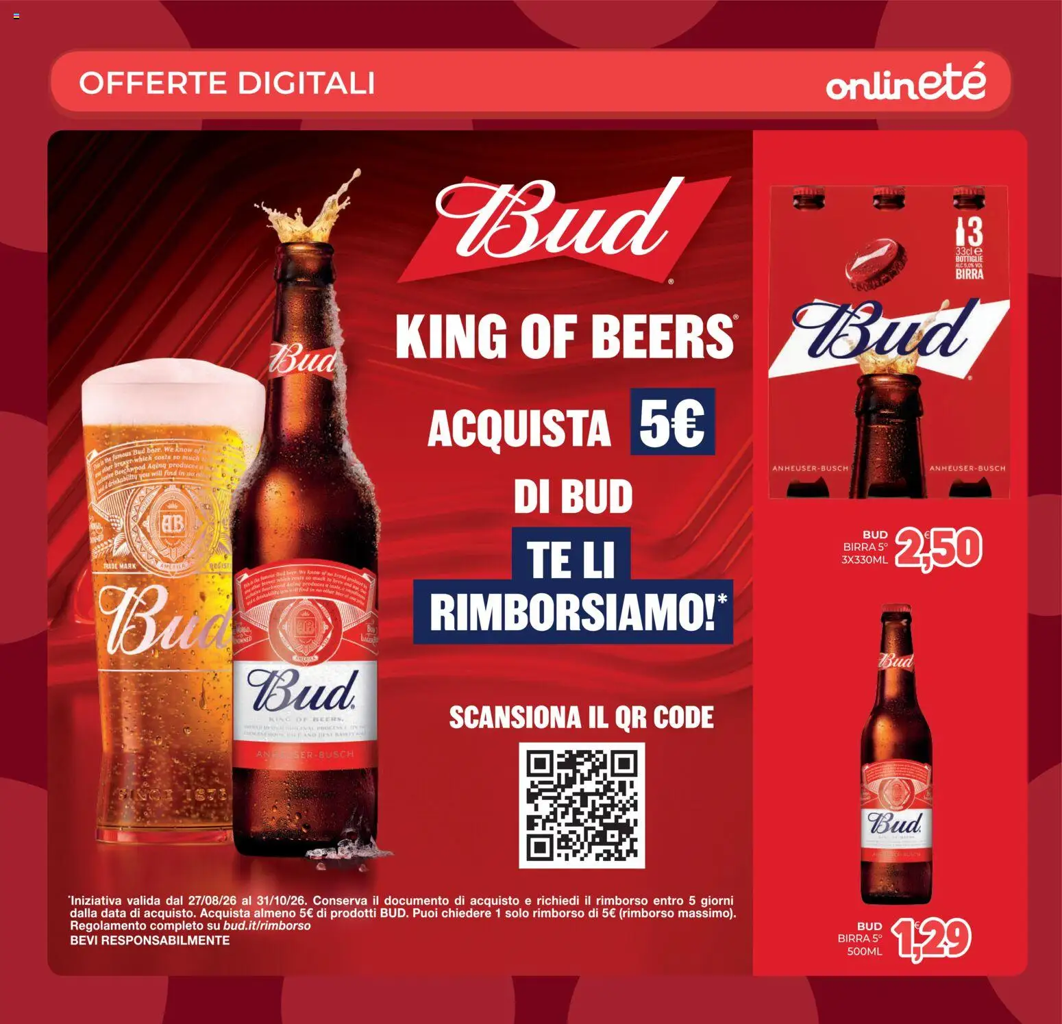 Volantino Eté del 01/09/2026 | Pagina: 21 | Prodotti: Birra, Tè, Data, The