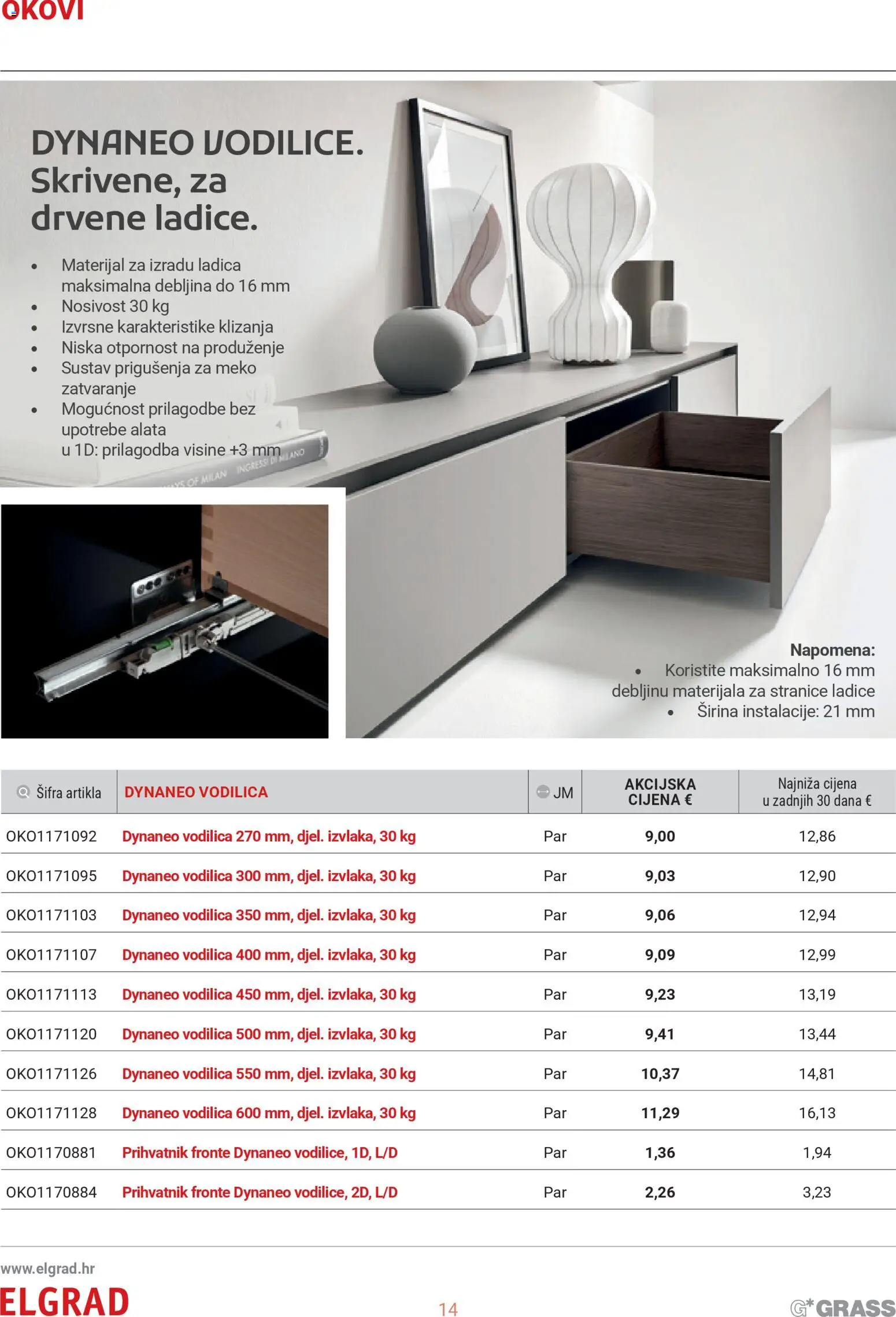 Elgrad katalog | vrijedi od 07.04.2026 | Stranica: 14 | Proizvodi: Ladice