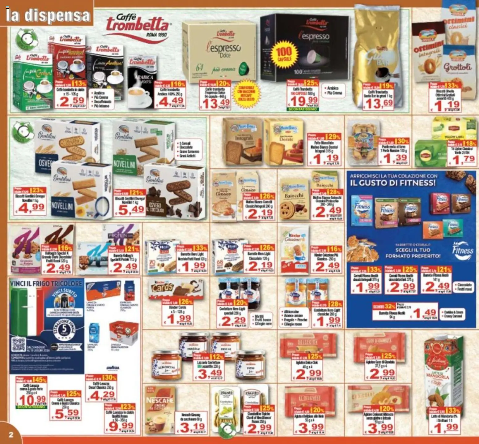 Volantino CTS del 01/07/2026 | Pagina: 2 | Prodotti: Crema, Caffè, Cereali, Latte