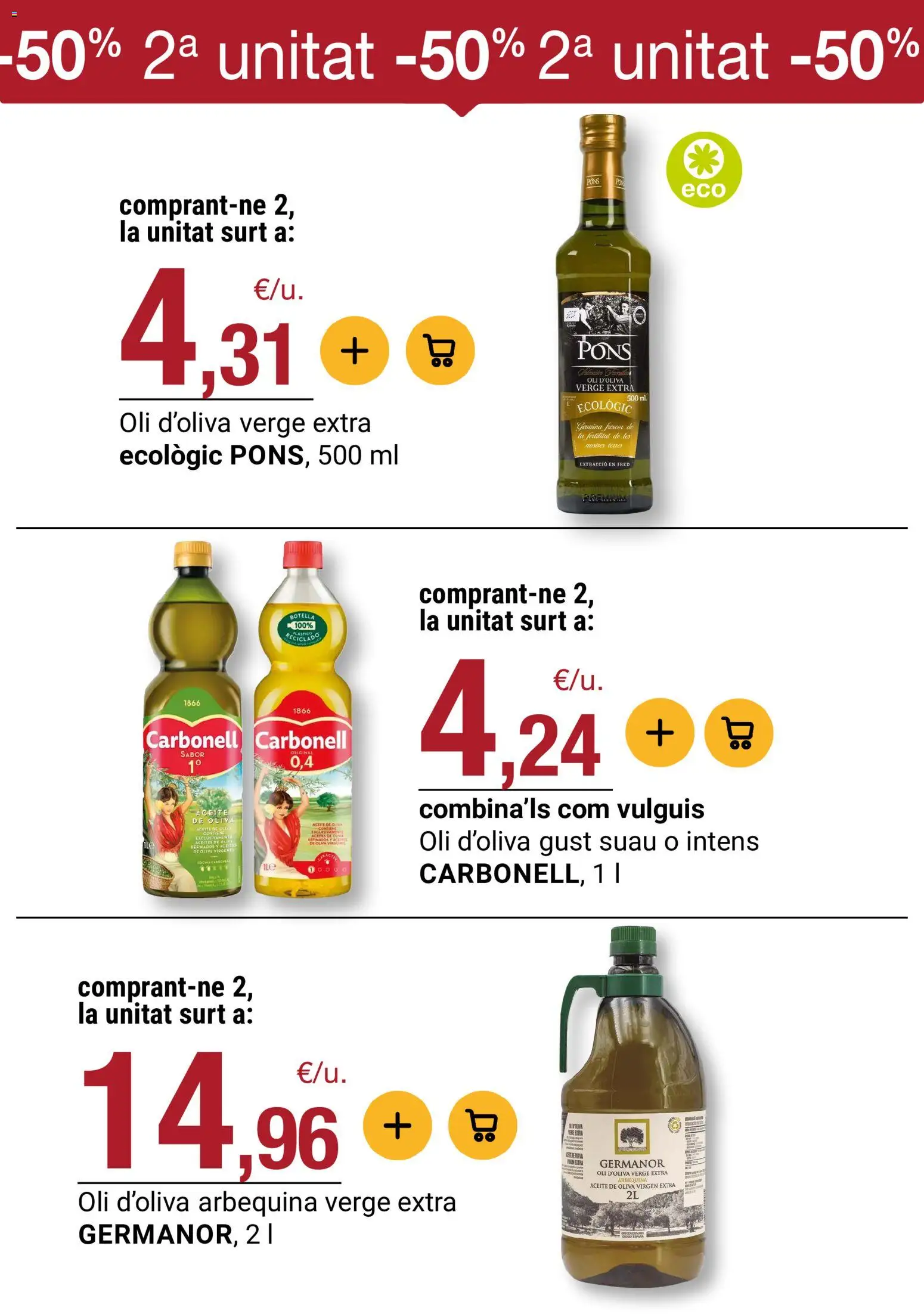 Bonpreu folleto │ válido desde el 16.06.2026 | Página: 29 | Productos: Aceite, Aceite de oliva, Aceite de oliva virgen extra
