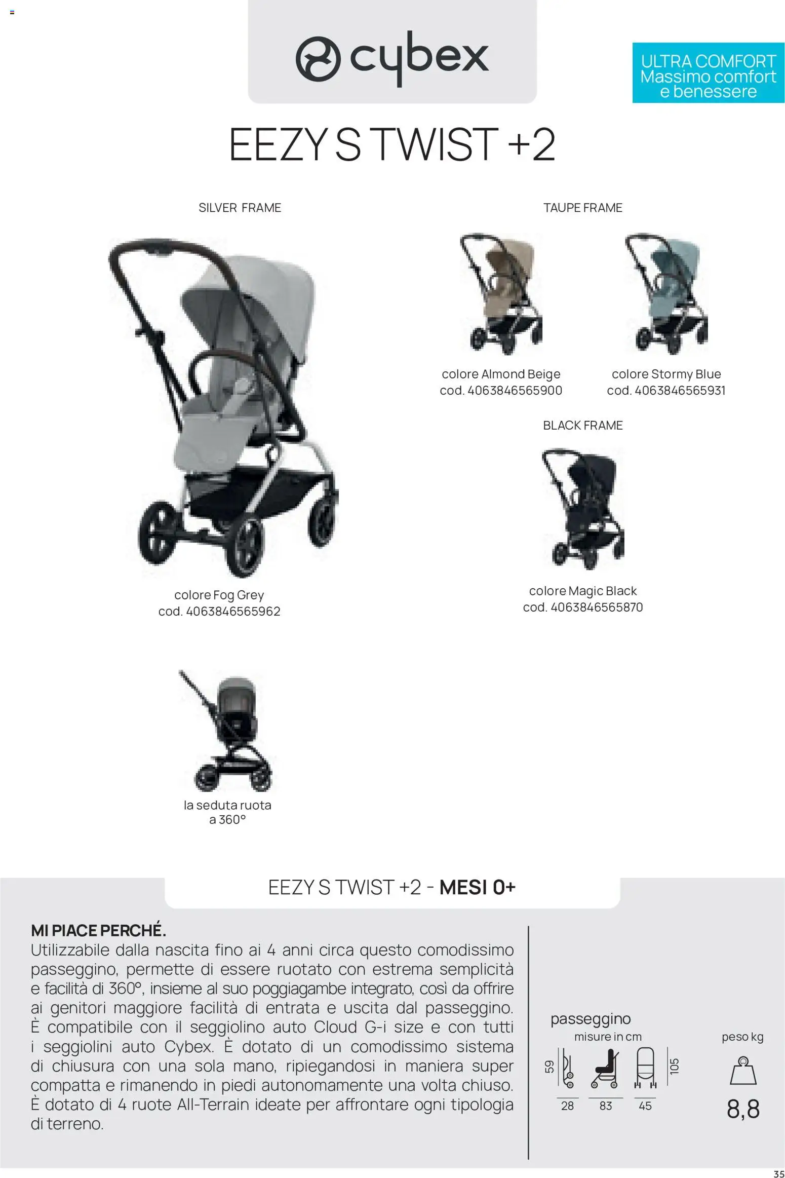 Volantino Prenatal del 16/09/2026 | Pagina: 35 | Prodotti: Passeggino, Seggiolino