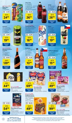 Náhled letáku Mionetto Prosecco, Frizzante, 0,75 l, (1 l = 306,53 Kč), s Clubcard:, (1 l = 186,53 Kč) od 29.07.2026 | Strana: 14