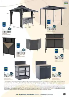 METRO - Prévisualisation de METRO - Terrasse&salle Collection 2026 valide à partir de 09/01/2026 | Page: 25 | Produits: Sac, Plateau, Poids, Pergola