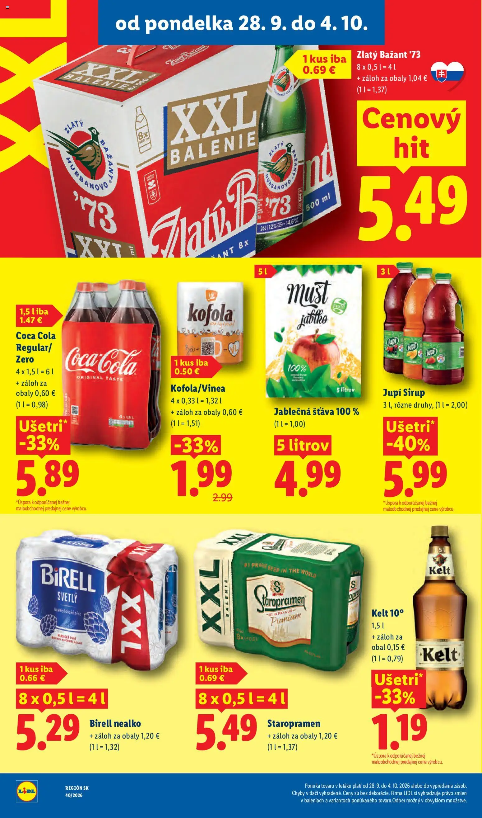 Nové Lidl akcie – leták je platný od 28.09.2026 | Strana: 37