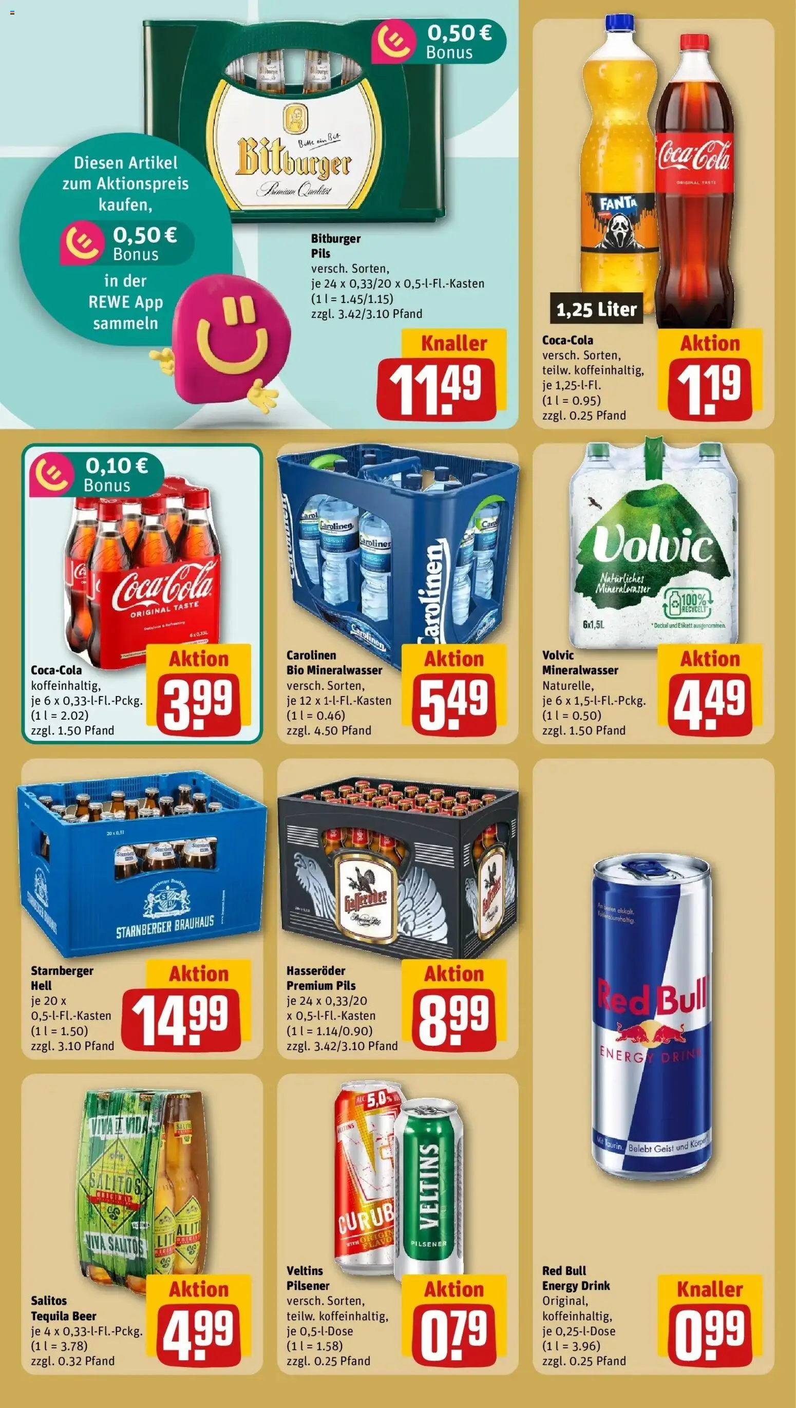 REWE Prospekt ab 05.10.2026 zum Blättern » Angebote | Seite: 20 | Produkte: Energy, Tequila, Hasseröder, Veltins