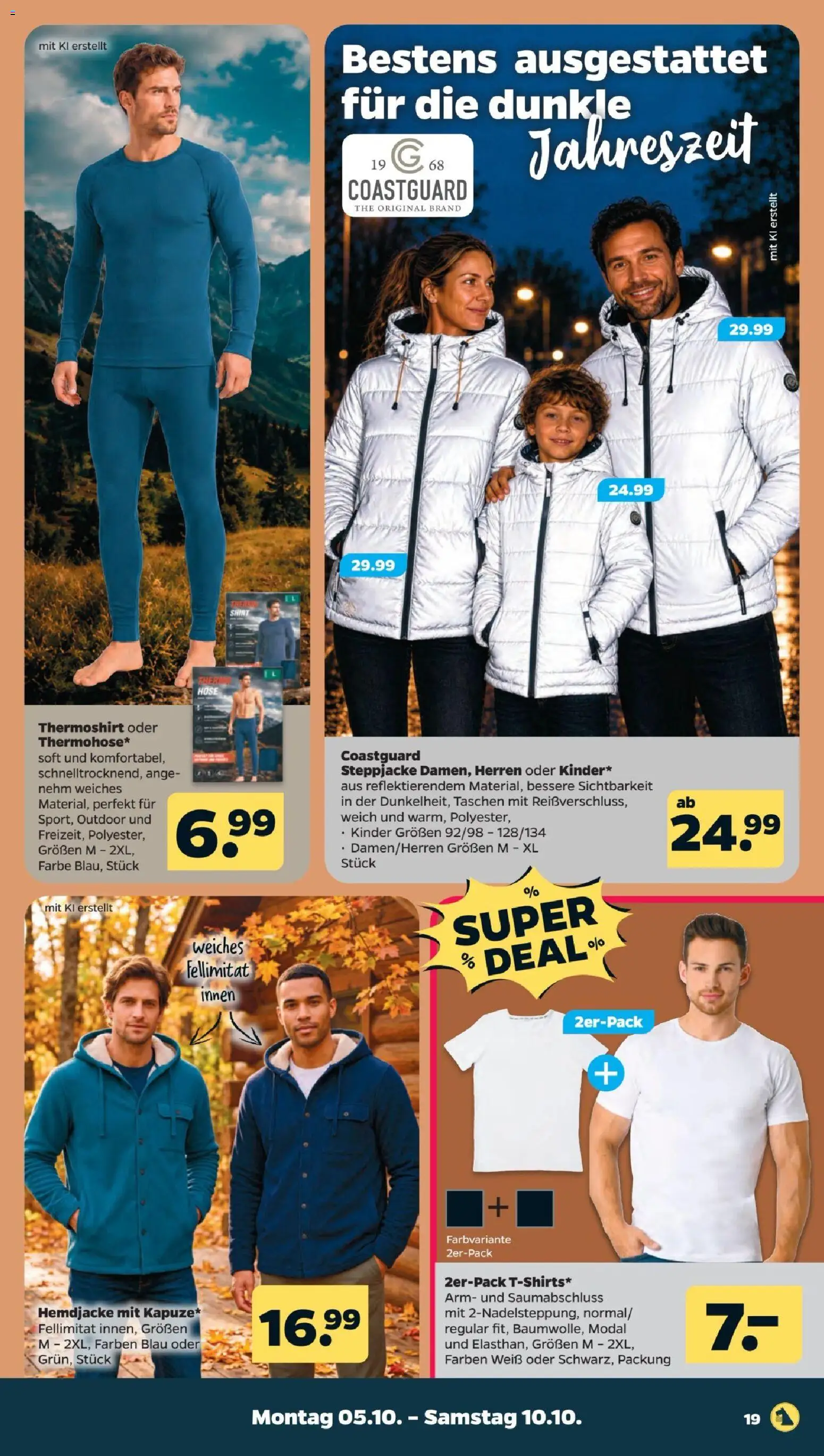Netto Prospekt – gültig ab 05.10.2026 | Seite: 23 | Produkte: Taschen, Steppjacke, Hose