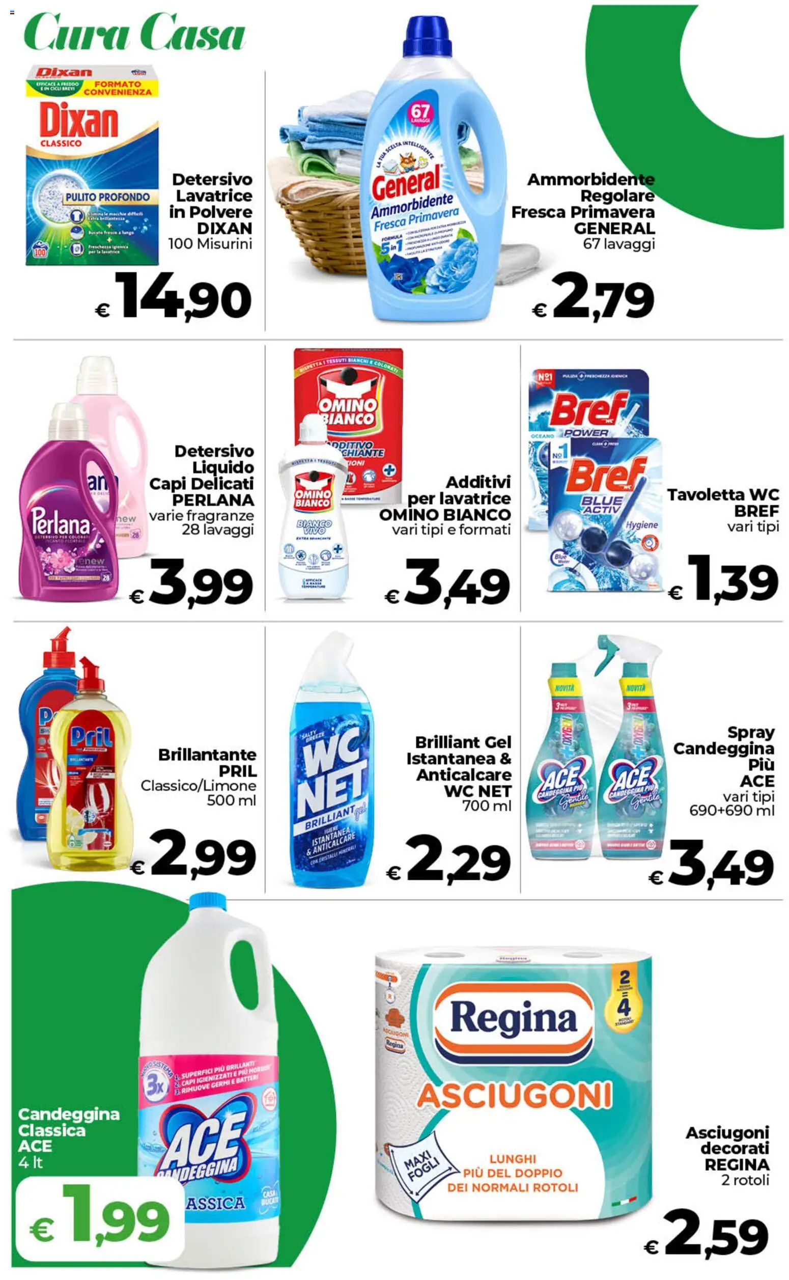 Volantino COOP del 21/08/2026 | Pagina: 29 | Prodotti: Ammorbidente, Candeggina, Anticalcare, Lavatrice
