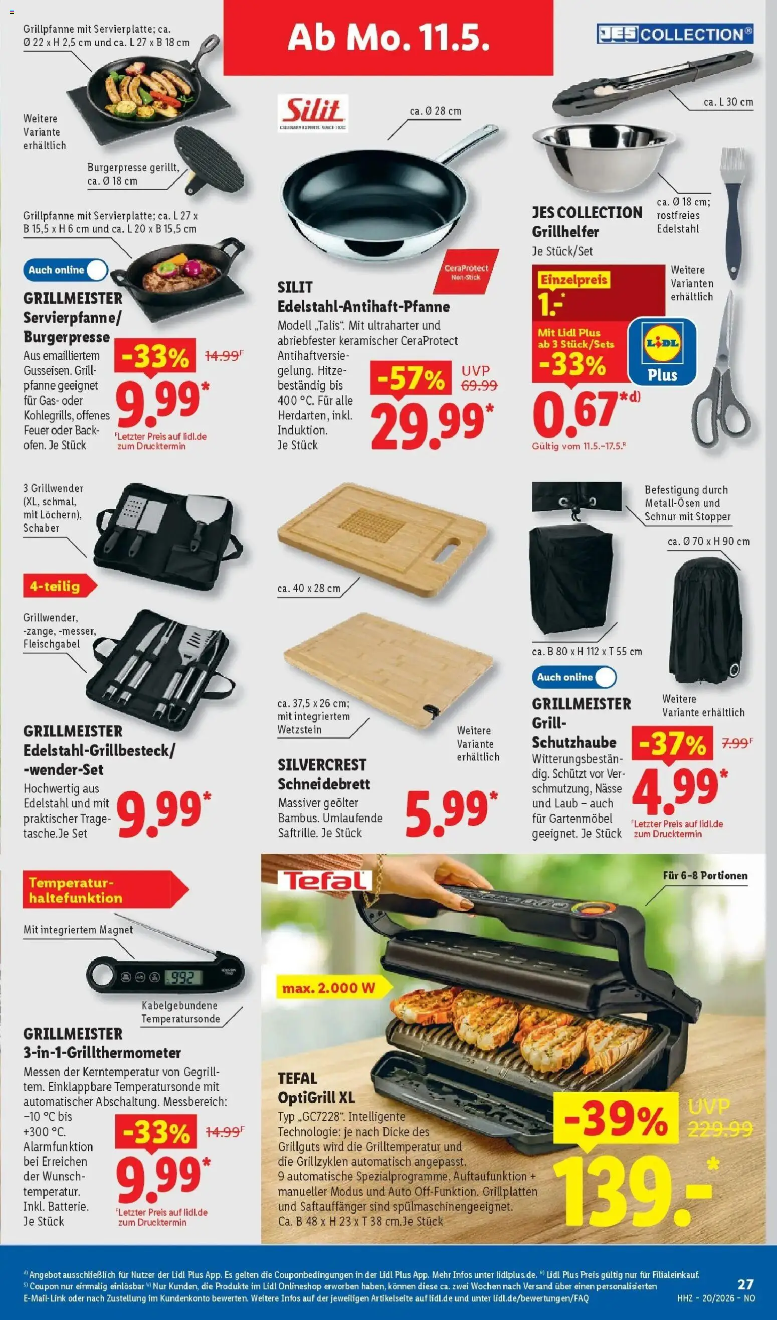 Lidl Prospekt Wahlstedt – gültig ab 11.05.2026 | Seite: 47 | Produkte: Grill, Gartenmöbel