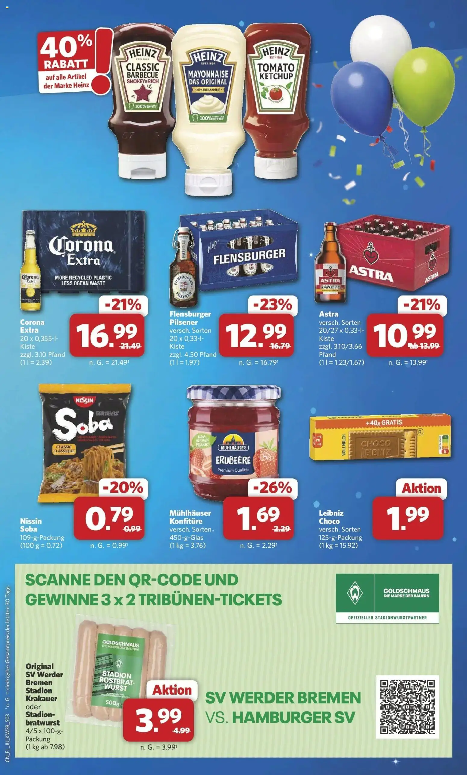 Combi Prospekt Dülmen – gültig ab 21.09.2026 | Seite: 3 | Produkte: Bratwurst, Astra, Mayonnaise, Wurst