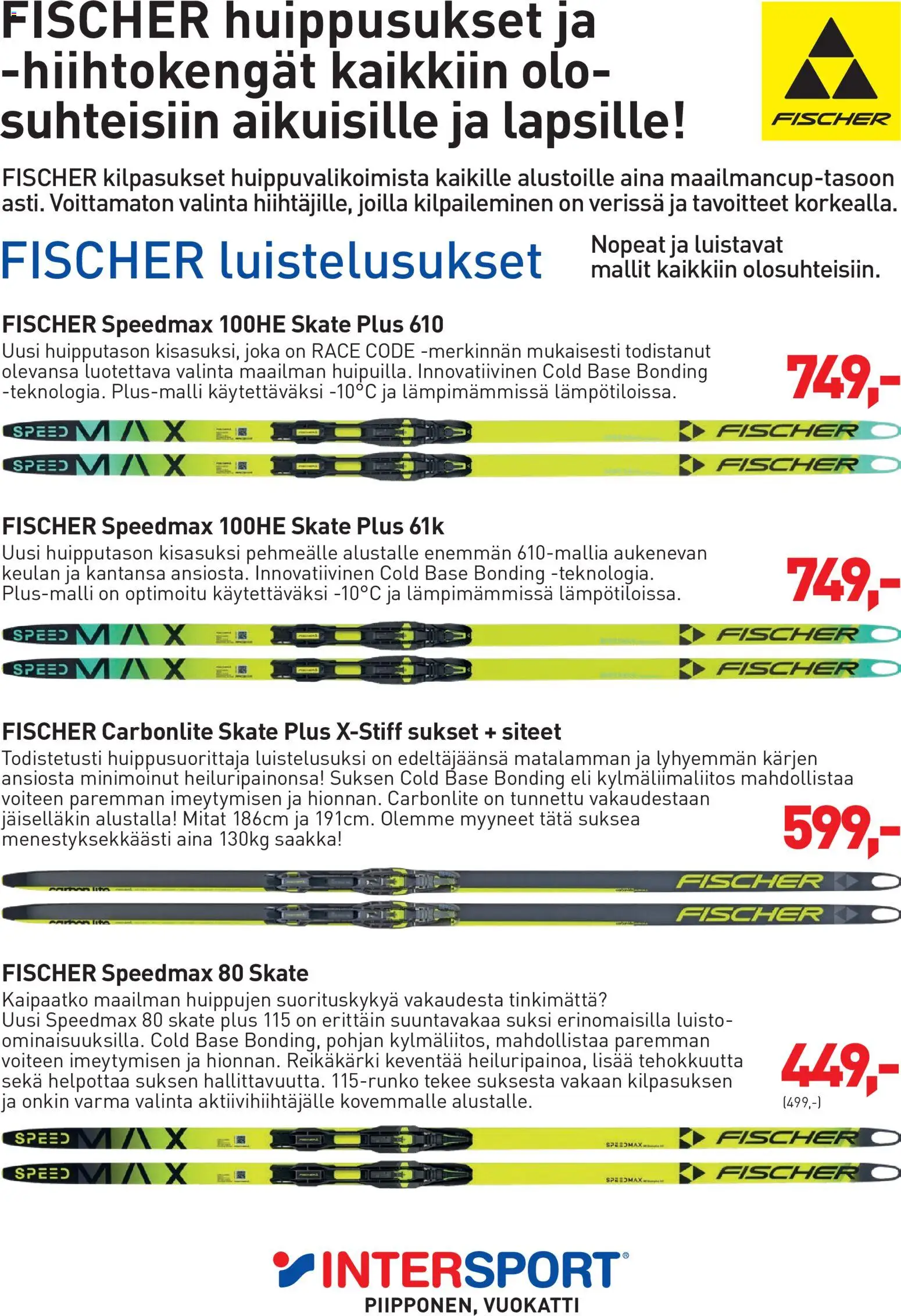 Intersport Maastohiihtokuvasto Vuokatti – voimassa 12/10/2026 alkaen | Sivu: 8 | Tuotteet: Siteet