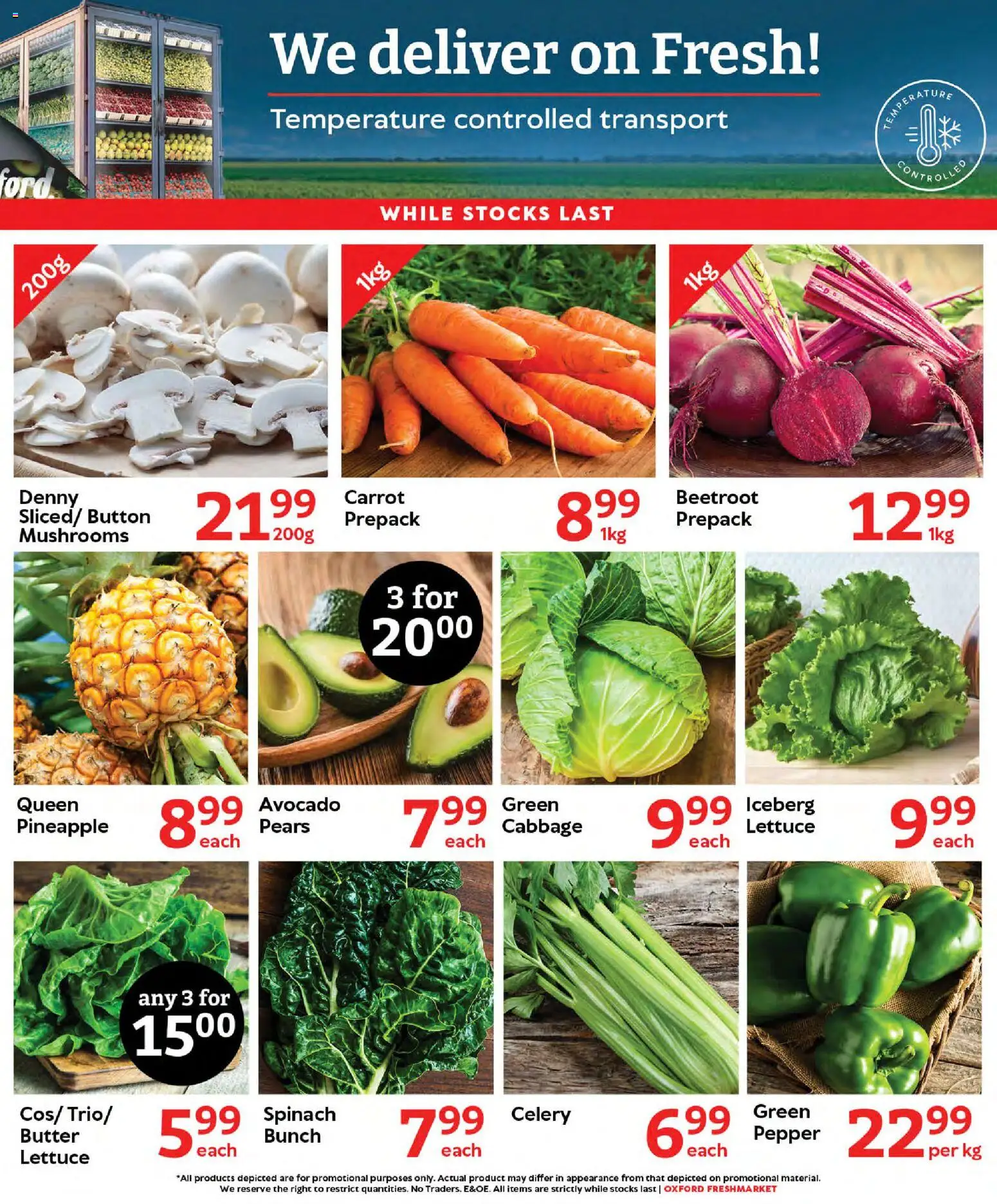 New Oxford Freshmarket catalogue – valid from 30/09/2026 | Page: 4 | Products: Butter, Pineapple, Pepper, Lettuce