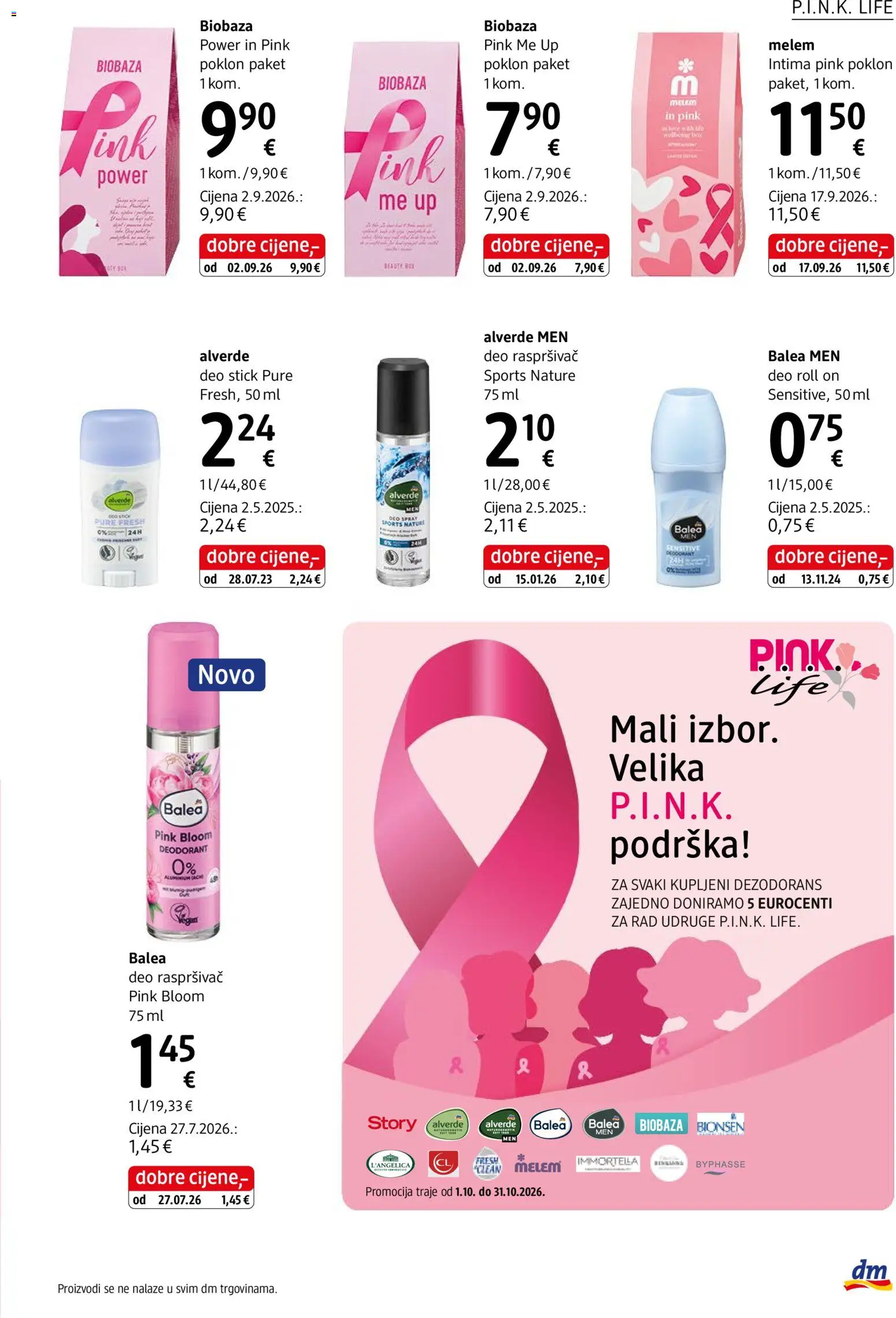 DM katalog | vrijedi od 01.10.2026 | Stranica: 21 | Proizvodi: Roll on, Dezodorans, Melem, L'Angelica