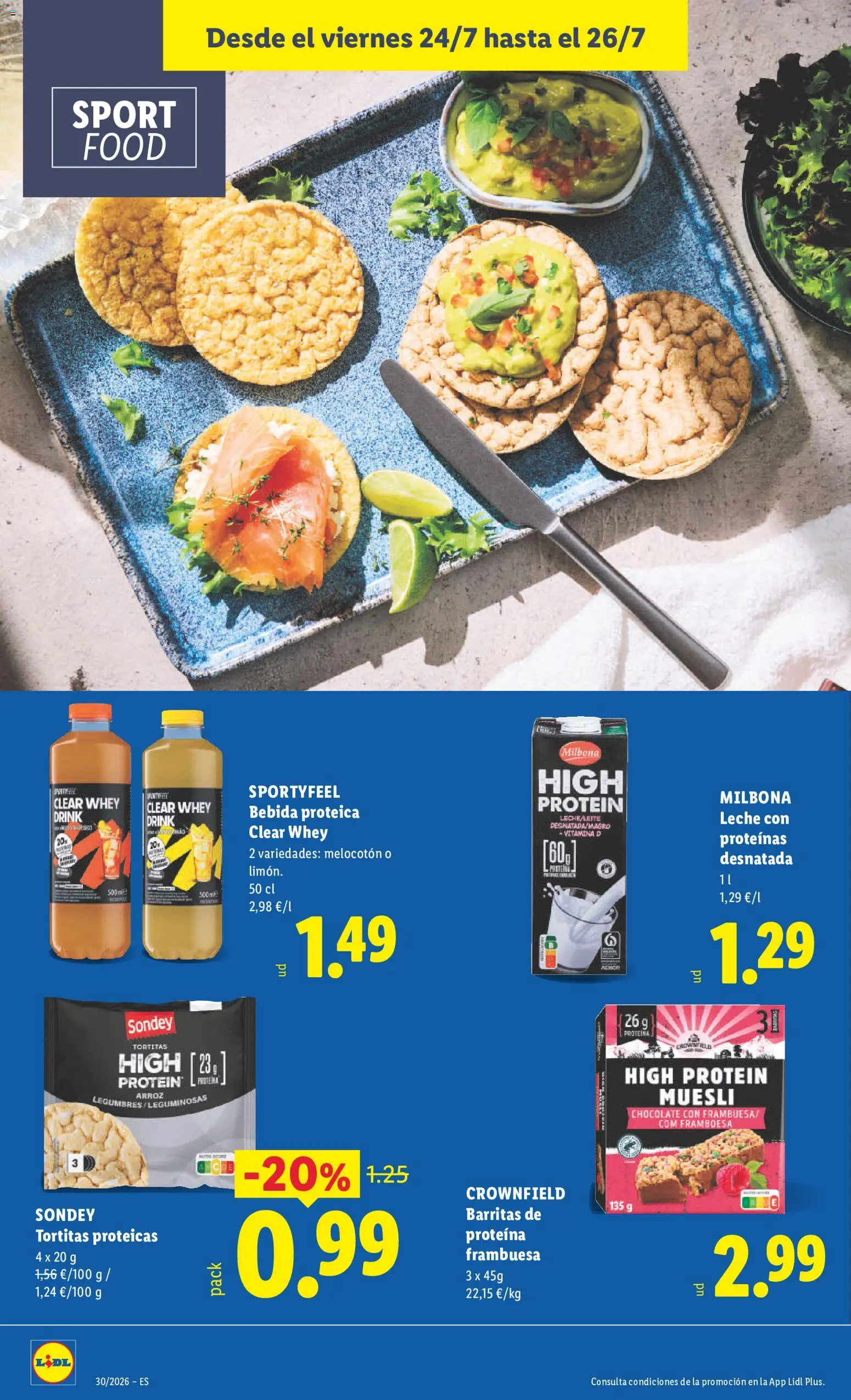 Lidl folleto de bazar │ válido desde el 20/07/2026 | Página: 32 | Productos: Leche, Chocolate, Arroz