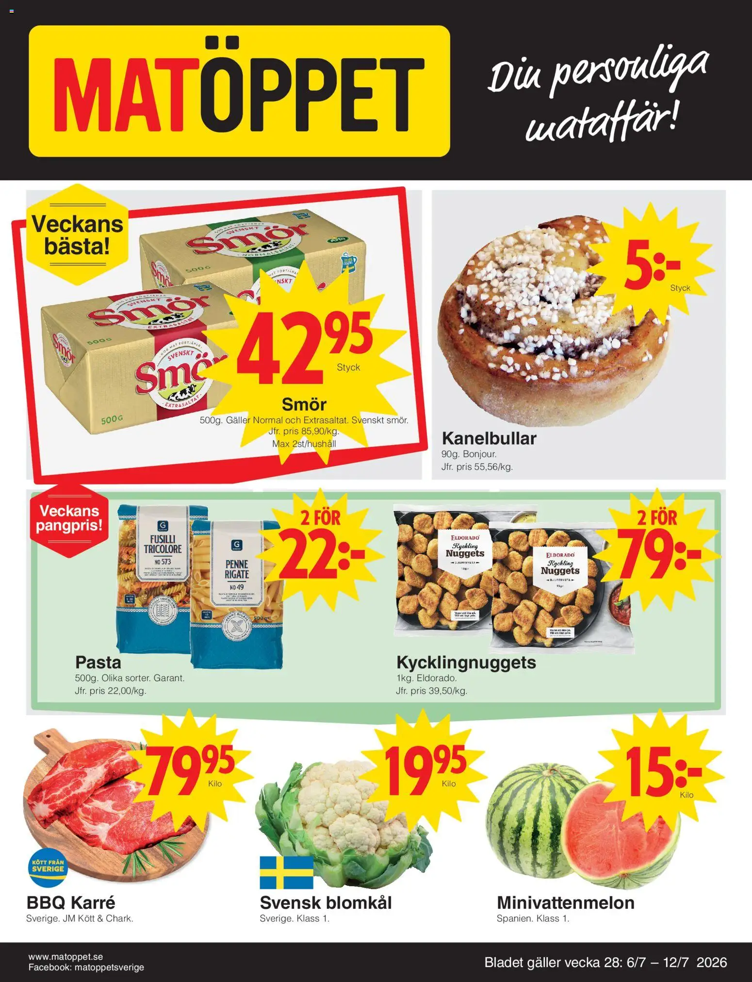 Matöppet reklamblad aktuell från 06/07/2026 | Sida: 1